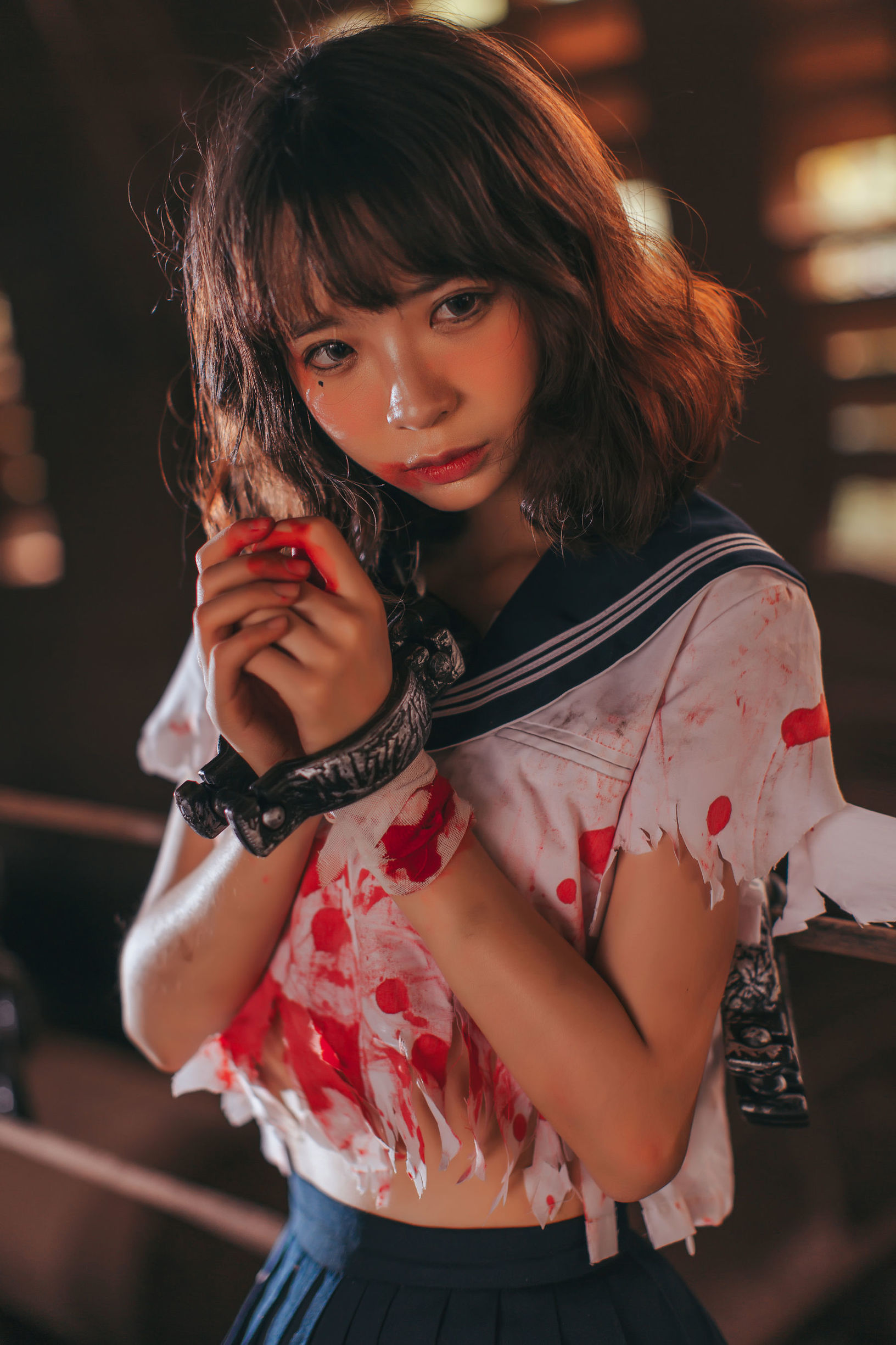 瘋貓ss 被囚禁的少女 Cosplay