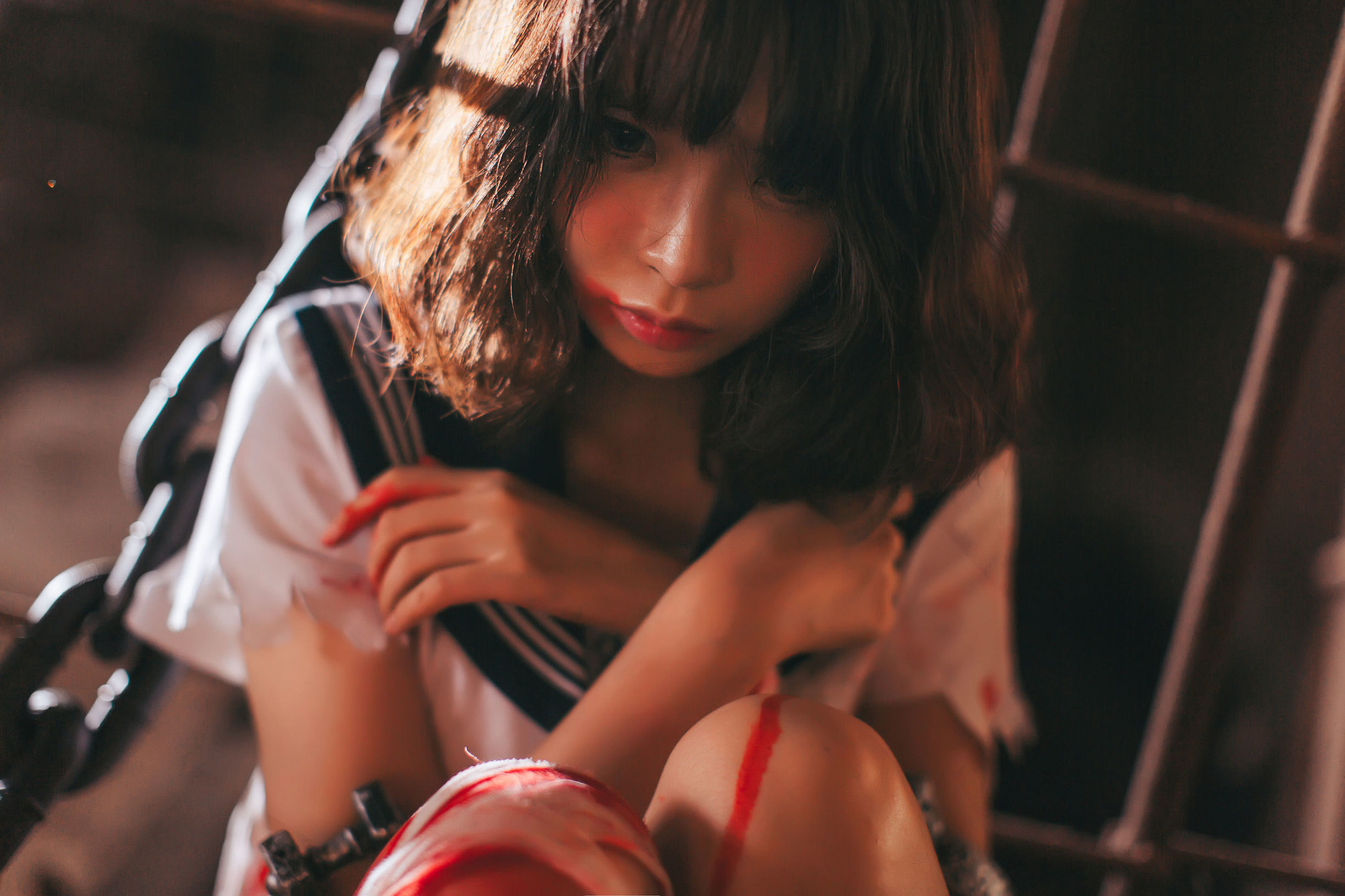 瘋貓ss 被囚禁的少女 Cosplay