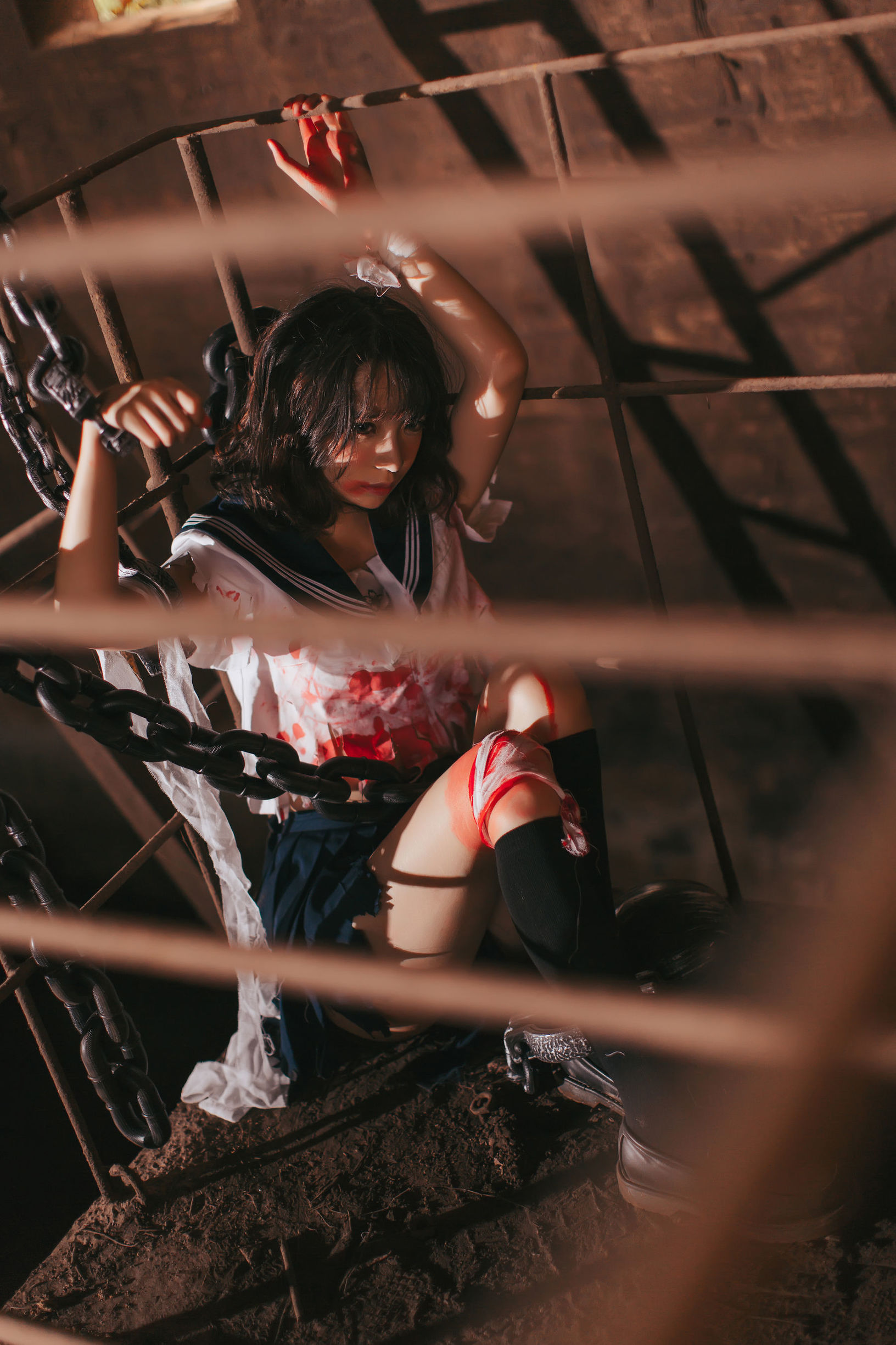 Crazy Cat ss The Imprisoned Girl Cosplay
