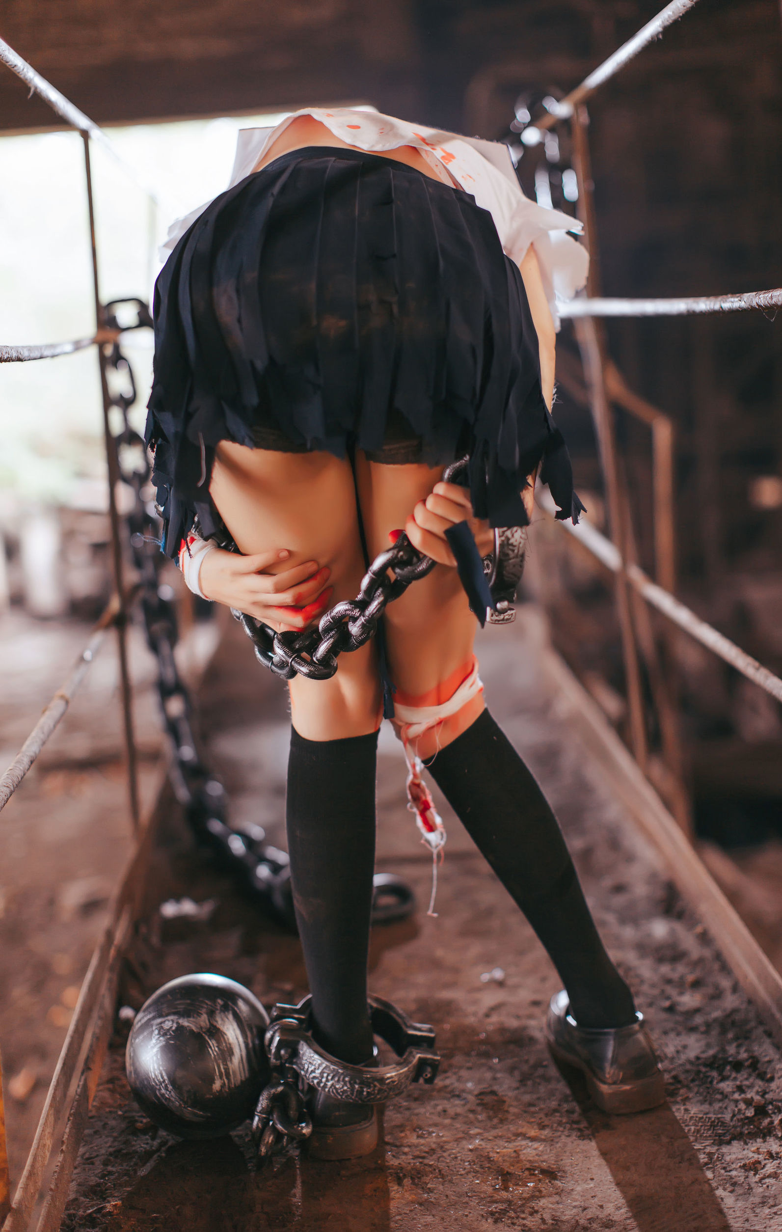 Crazy Cat ss Cosplay Cô Gái Bị Giam Cầm