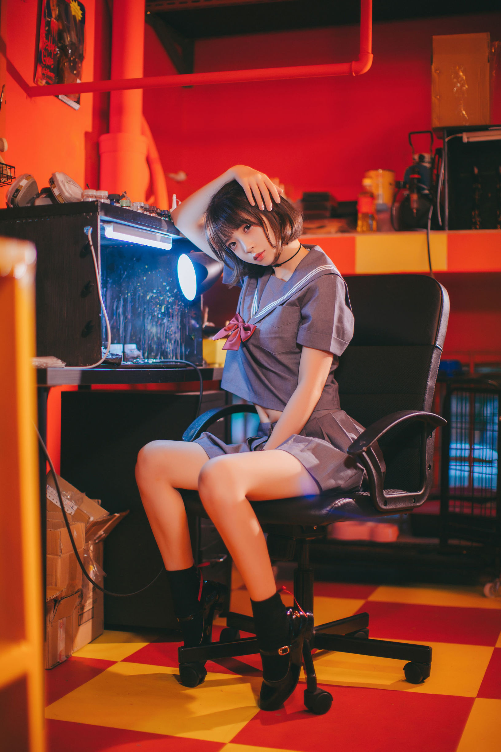 Crazy Cat ss Cosplay Cô Gái Bị Giam Cầm