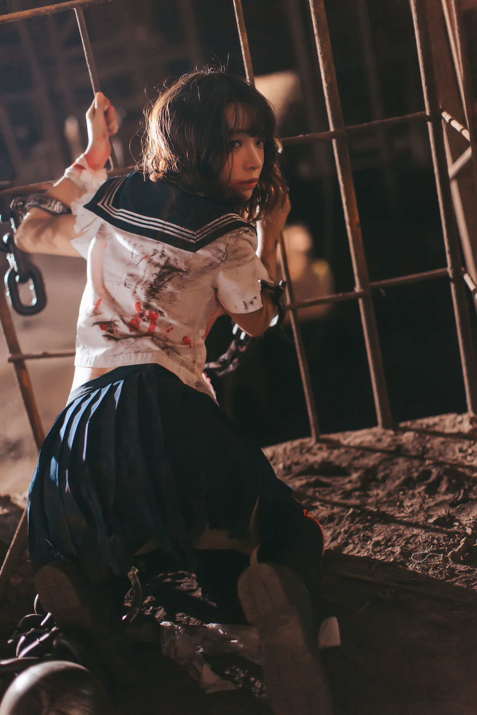 Crazy Cat ss The Imprisoned Girl Cosplay