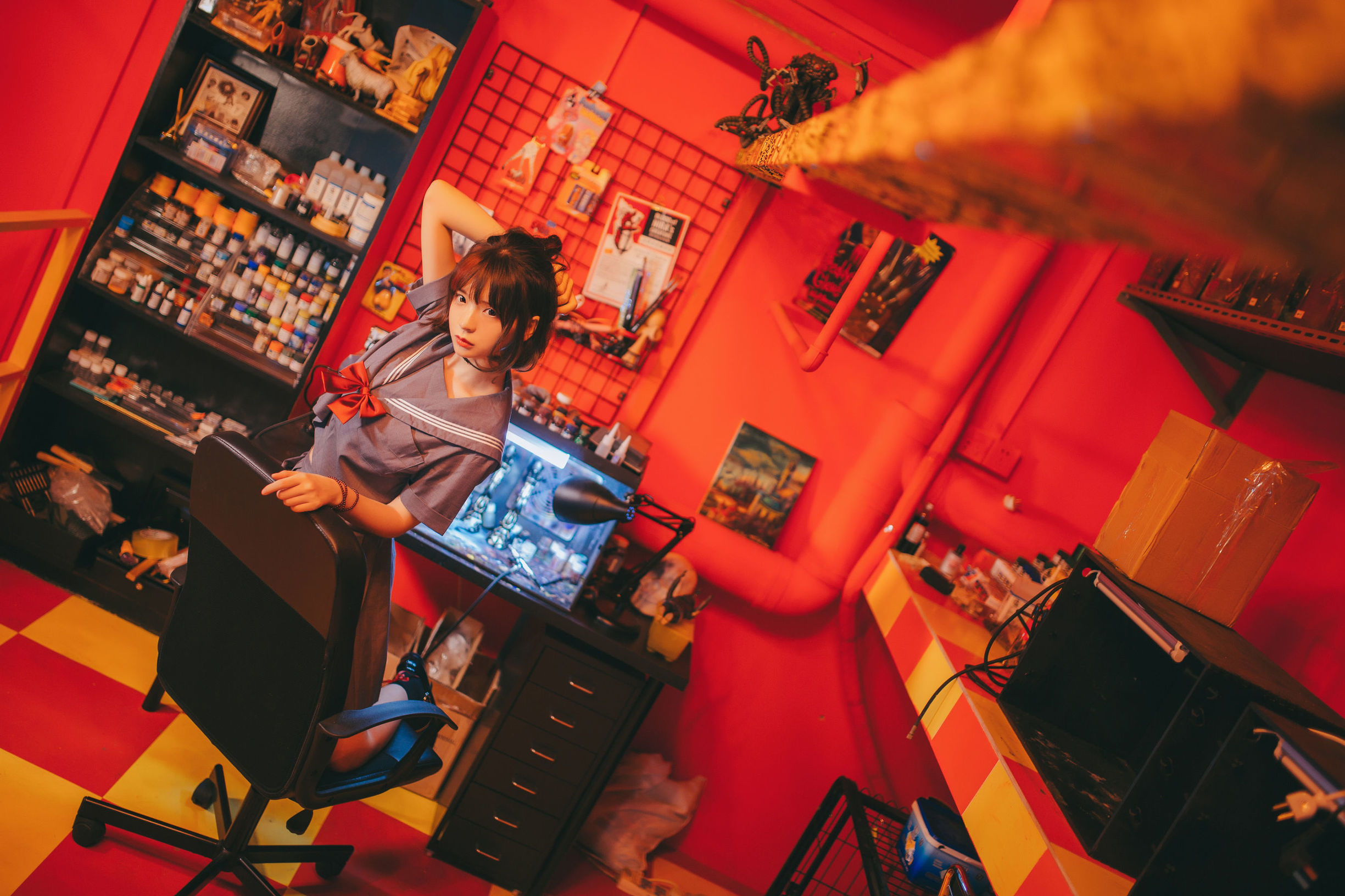 Crazy Cat ss Cosplay Cô Gái Bị Giam Cầm