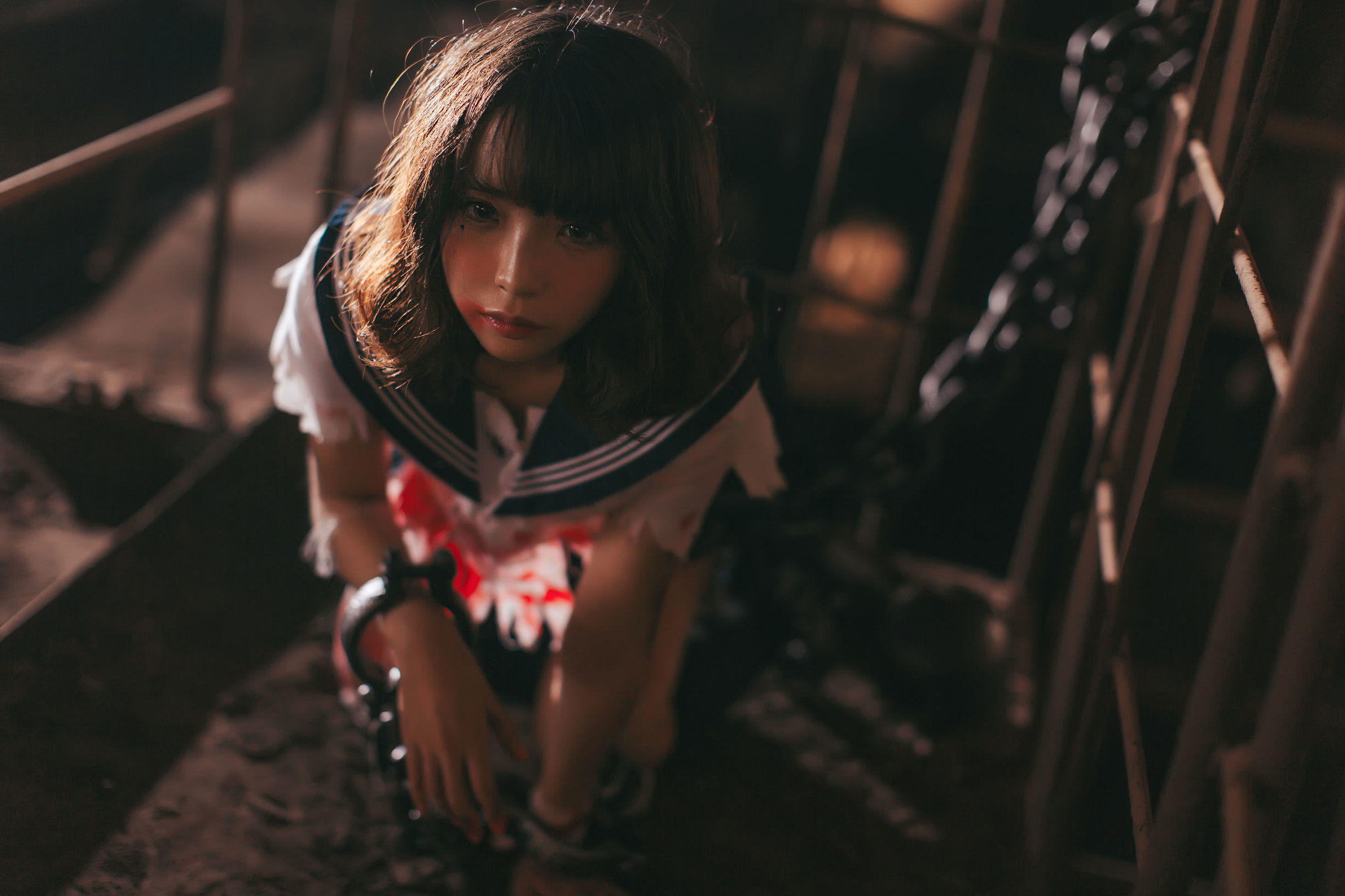 Crazy Cat ss The Imprisoned Girl Cosplay