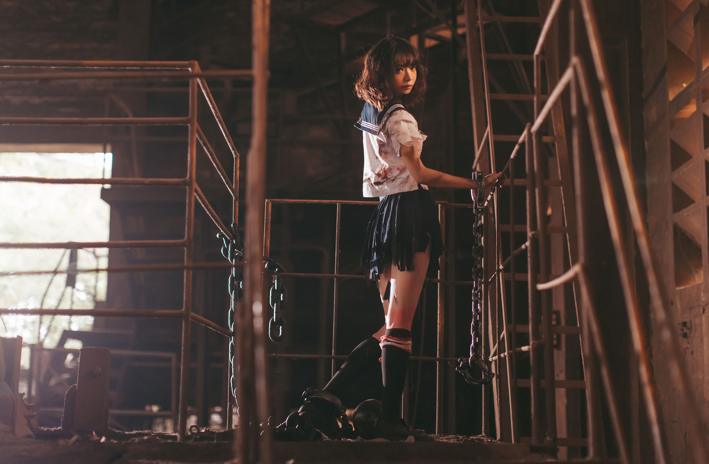 Crazy Cat ss Cosplay Cô Gái Bị Giam Cầm