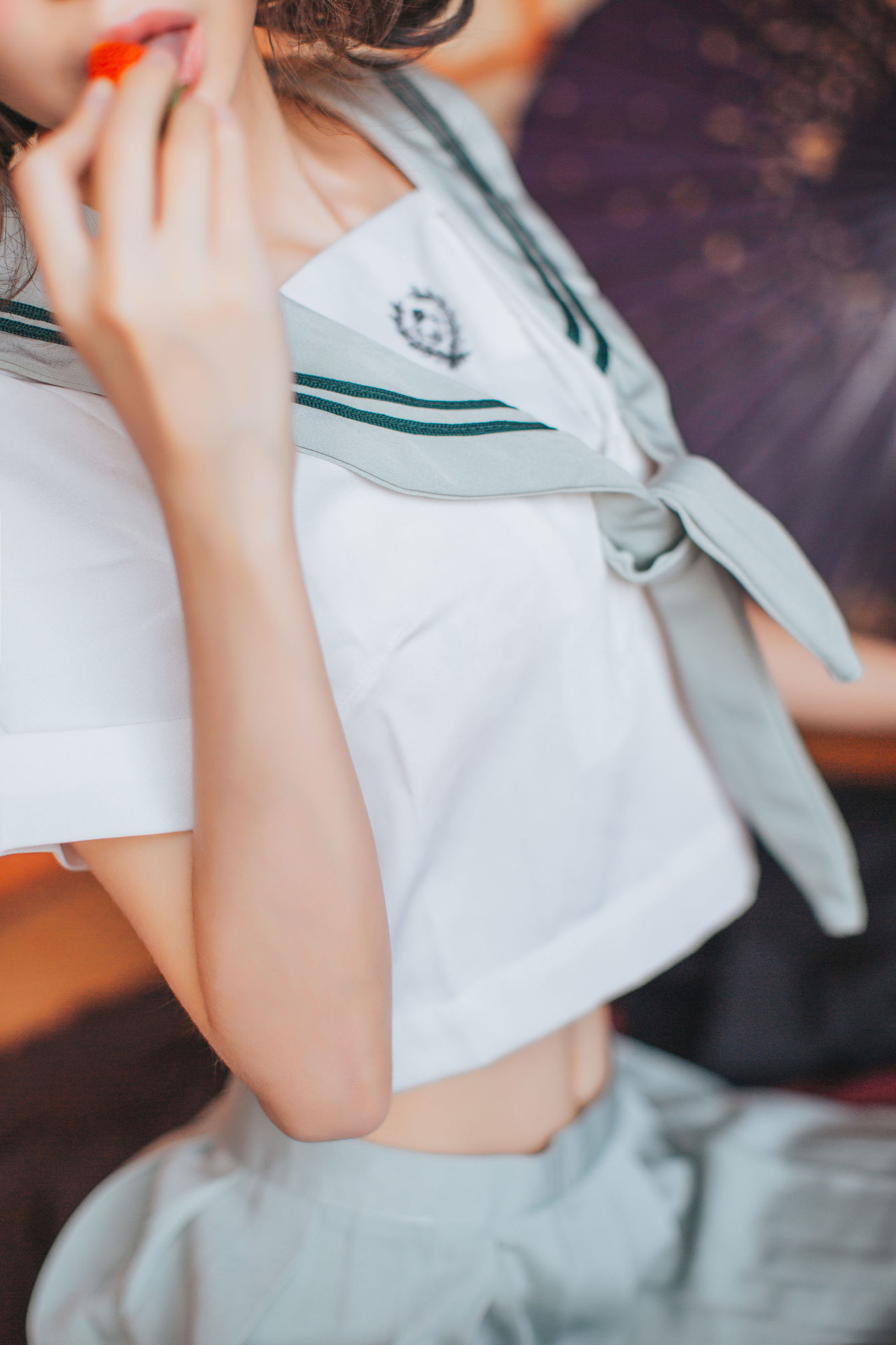 瘋貓ss 黑絲JK少女風寫真