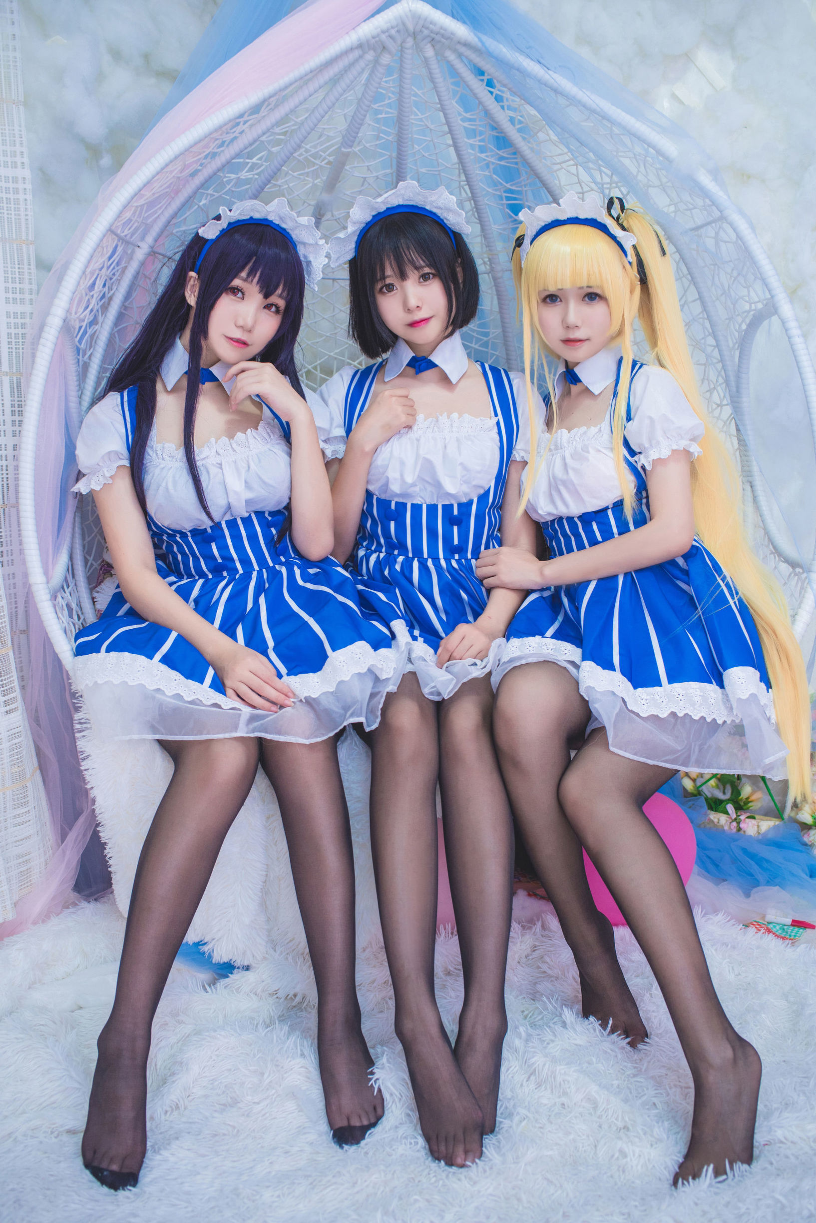  belle ta Cosplay] Bạch Kim Saki - Nữ hầu