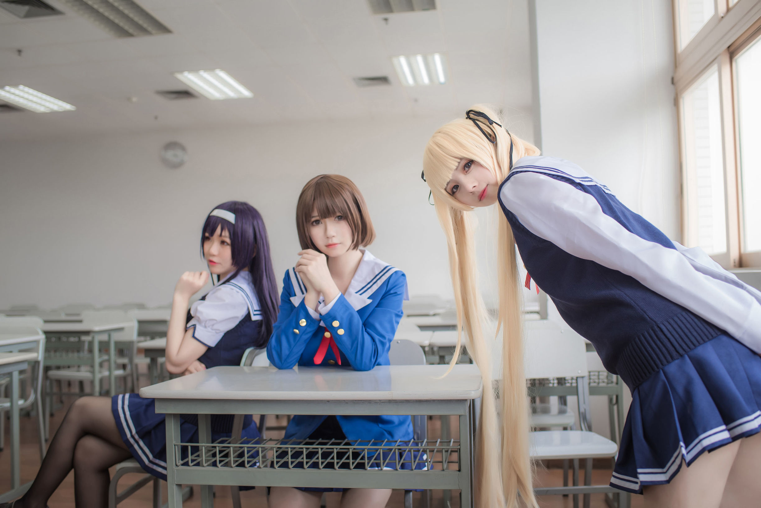 ロリータコスプレ] 白金サキ - 制服