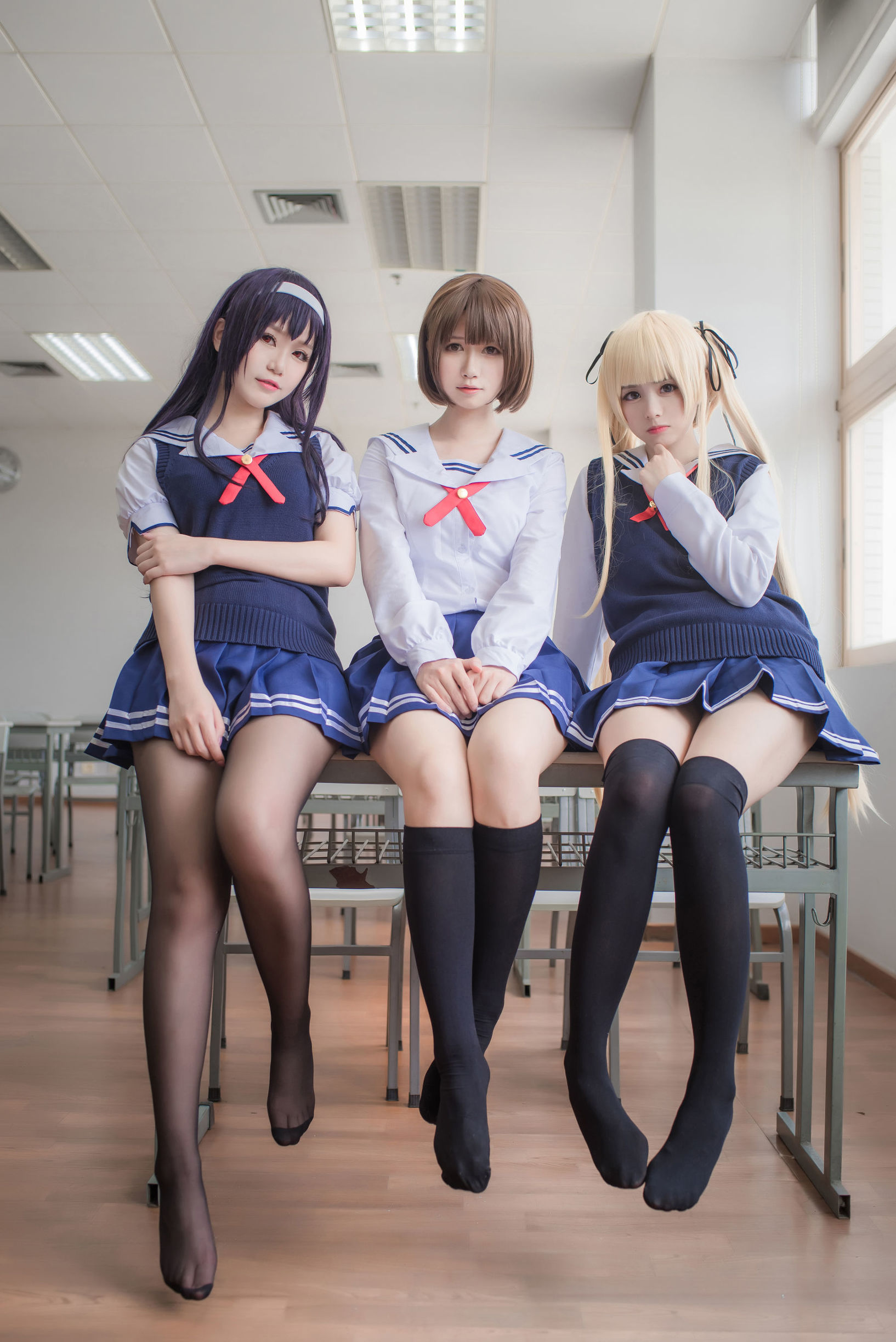 ロリータコスプレ] 白金サキ - 制服