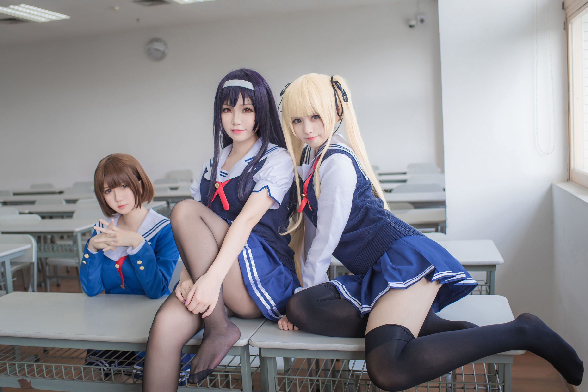 ロリータコスプレ] 白金サキ - 制服