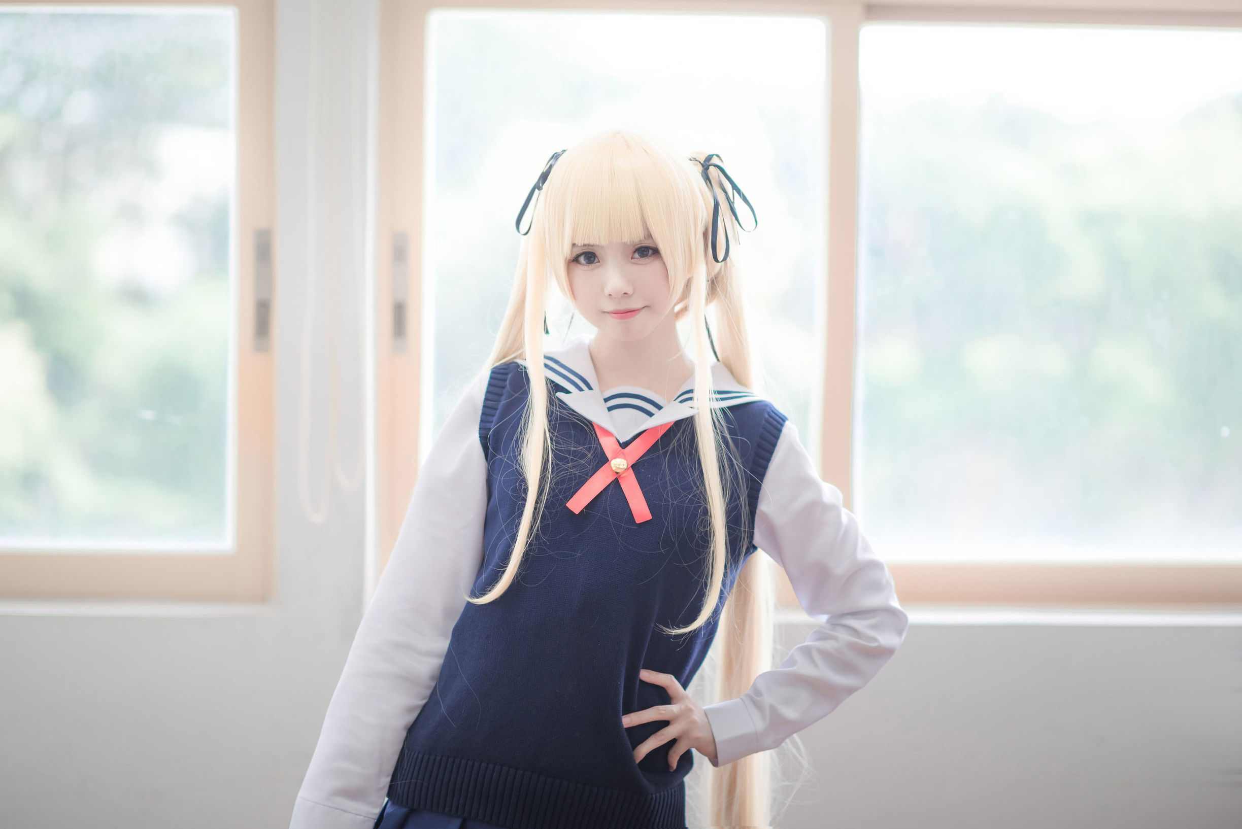 ロリータコスプレ] 白金サキ - 制服