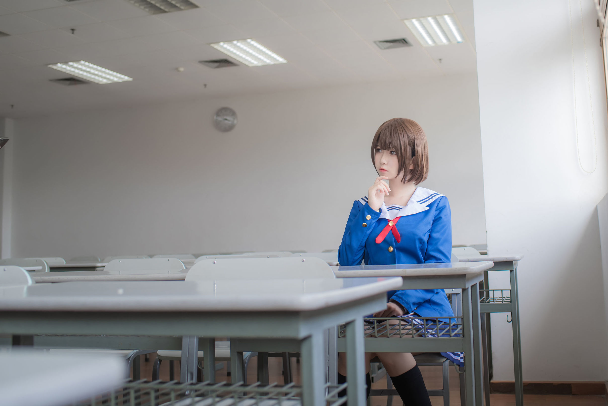 ロリータコスプレ] 白金サキ - 制服