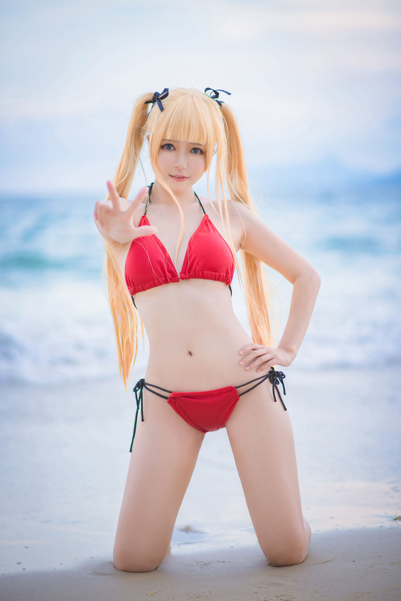  belle ta COS] Platinum Saki - Swimsuit