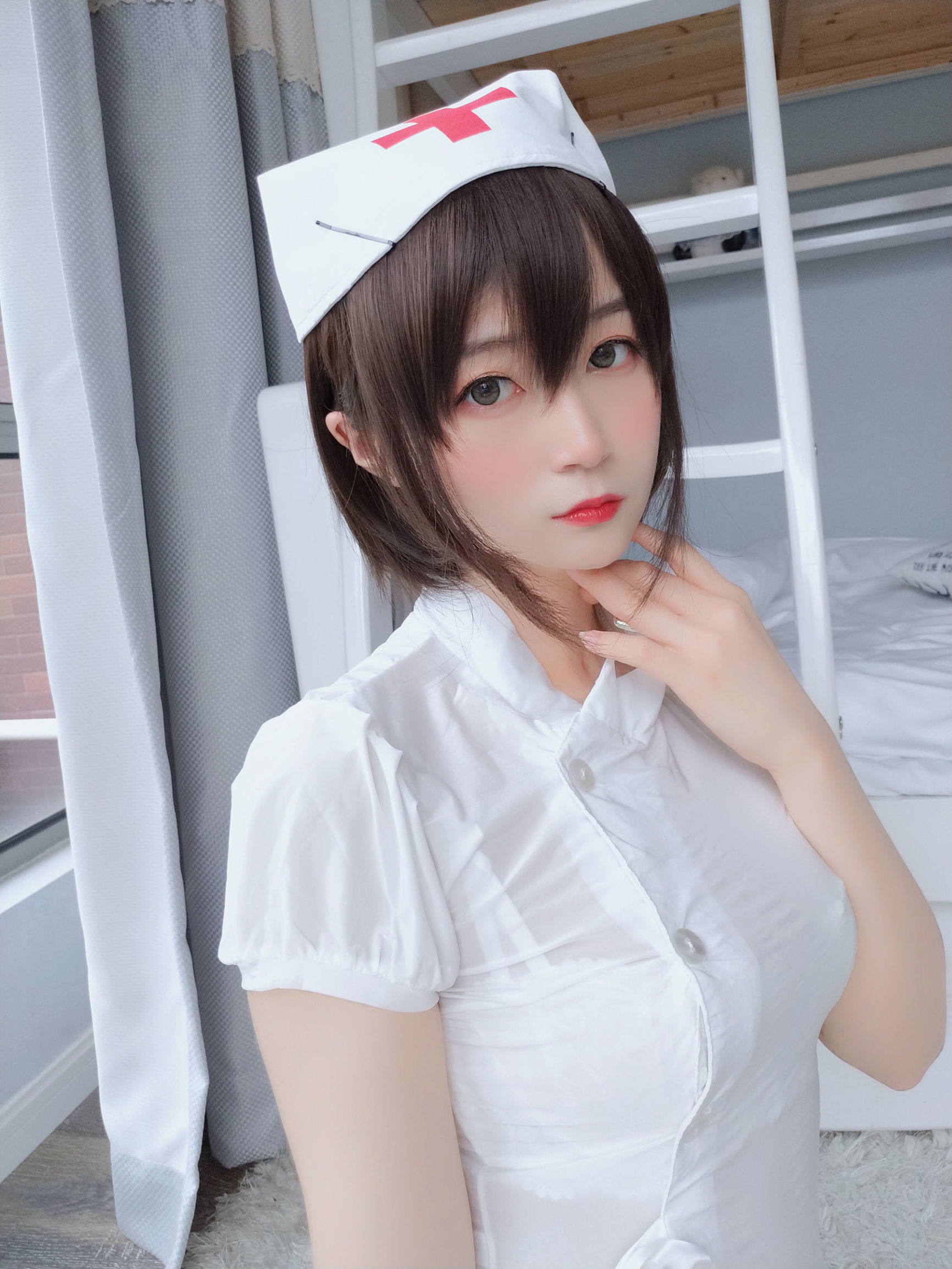  belle ta Cosplay] Baiyin - White Silk Little Nurse