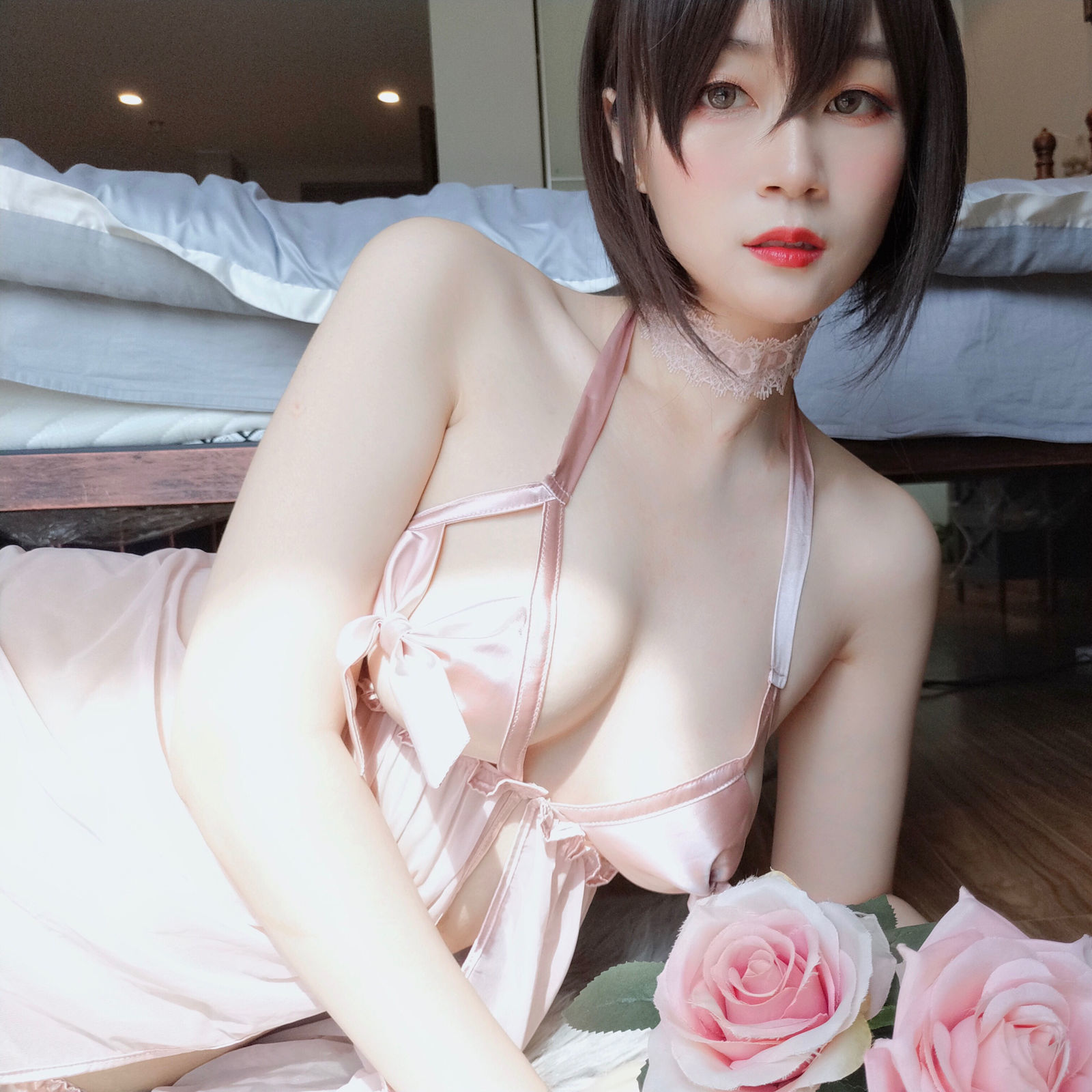 蘿莉COS] 白銀 - 粉色睡衣
