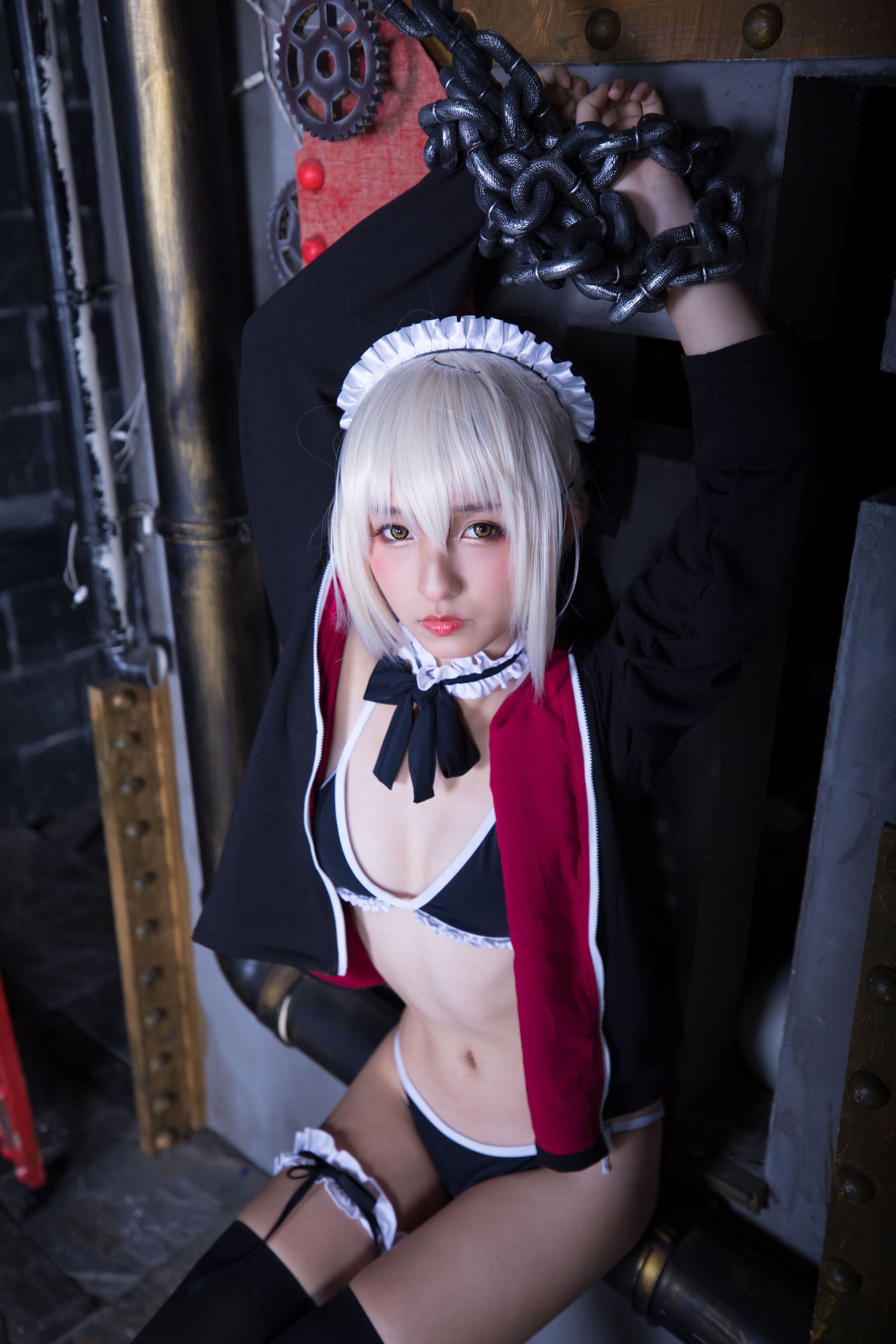  belle  COS] Kagurazaka Mafuyu Tuyệt đối phục tùng (Fate Grand Order)