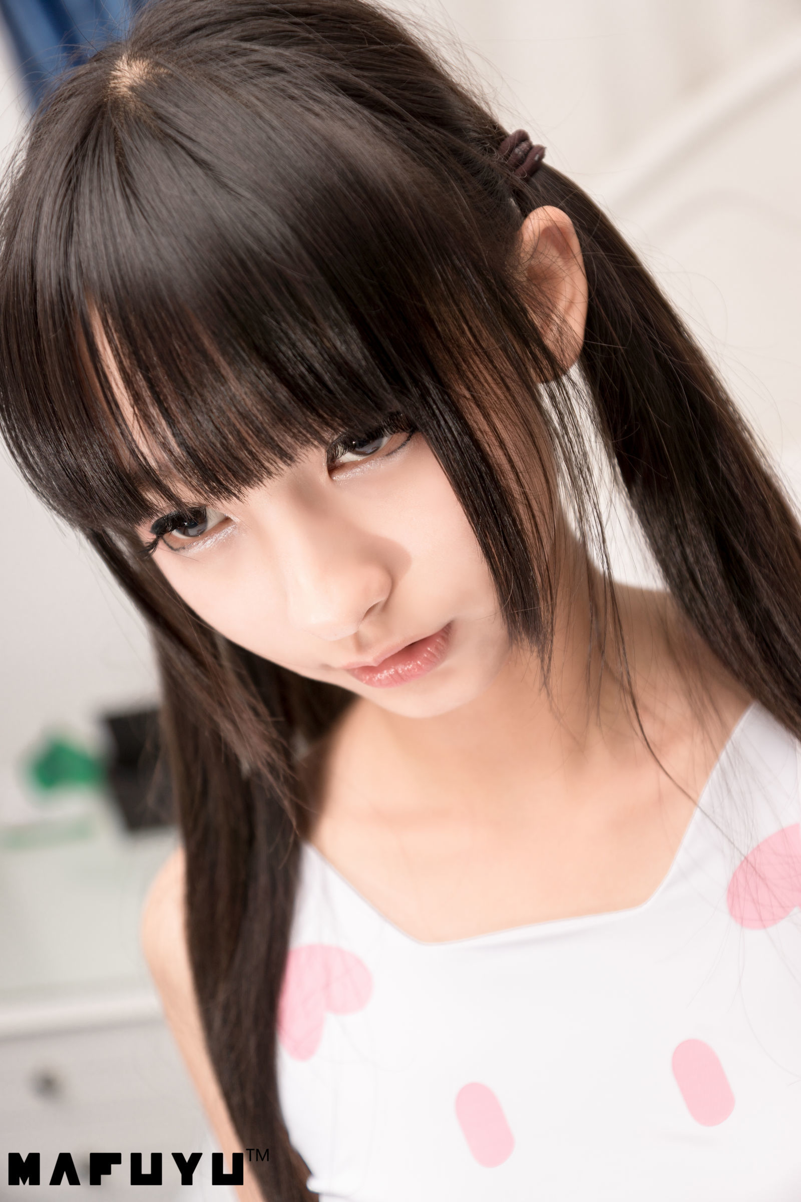  belle  Cosplay] Kagurazaka Mafuyu Bộ ảnh series sọc xanh trắng series photo set