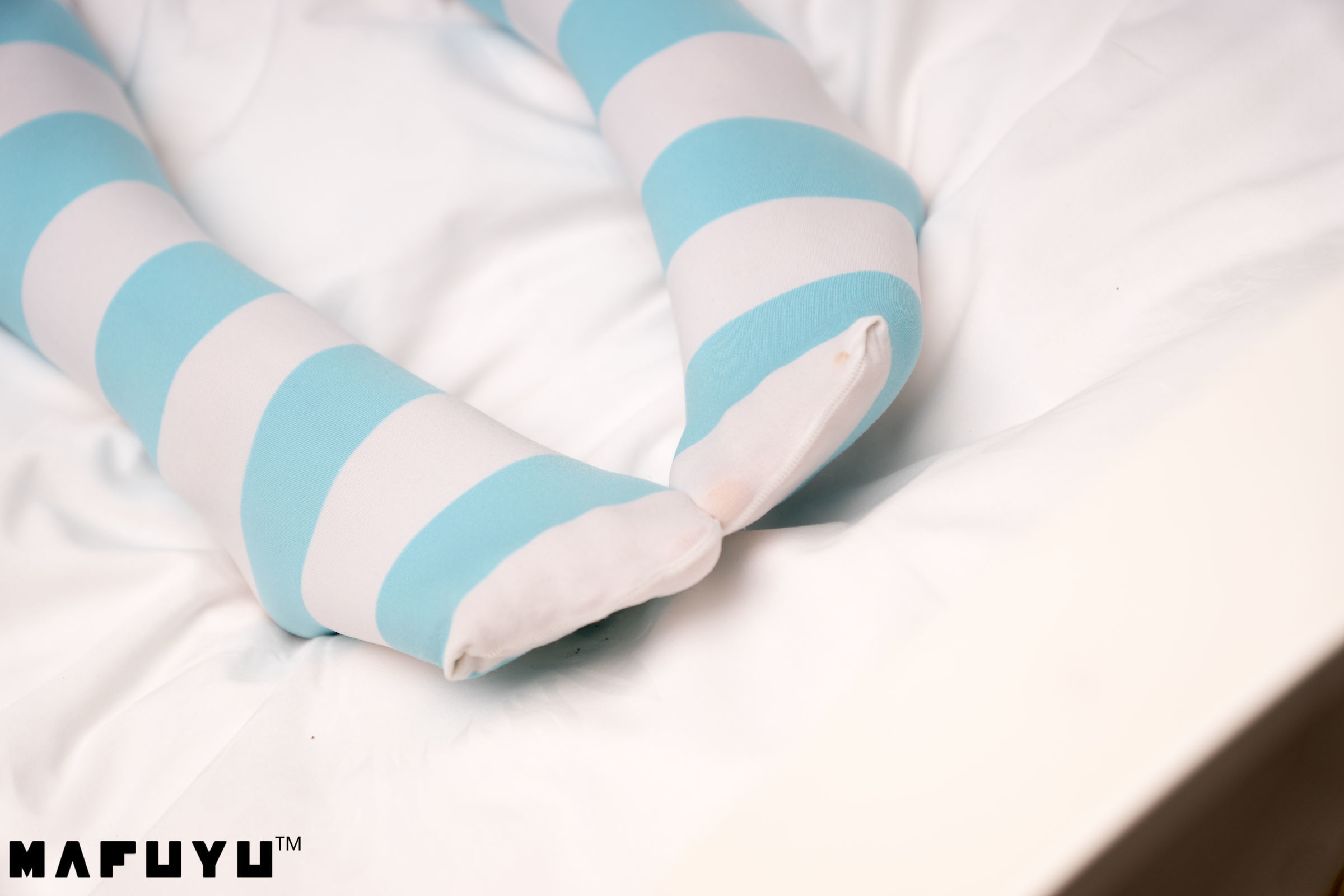  belle  Cosplay] Kagurazaka Mafuyu Bộ ảnh series sọc xanh trắng series photo set