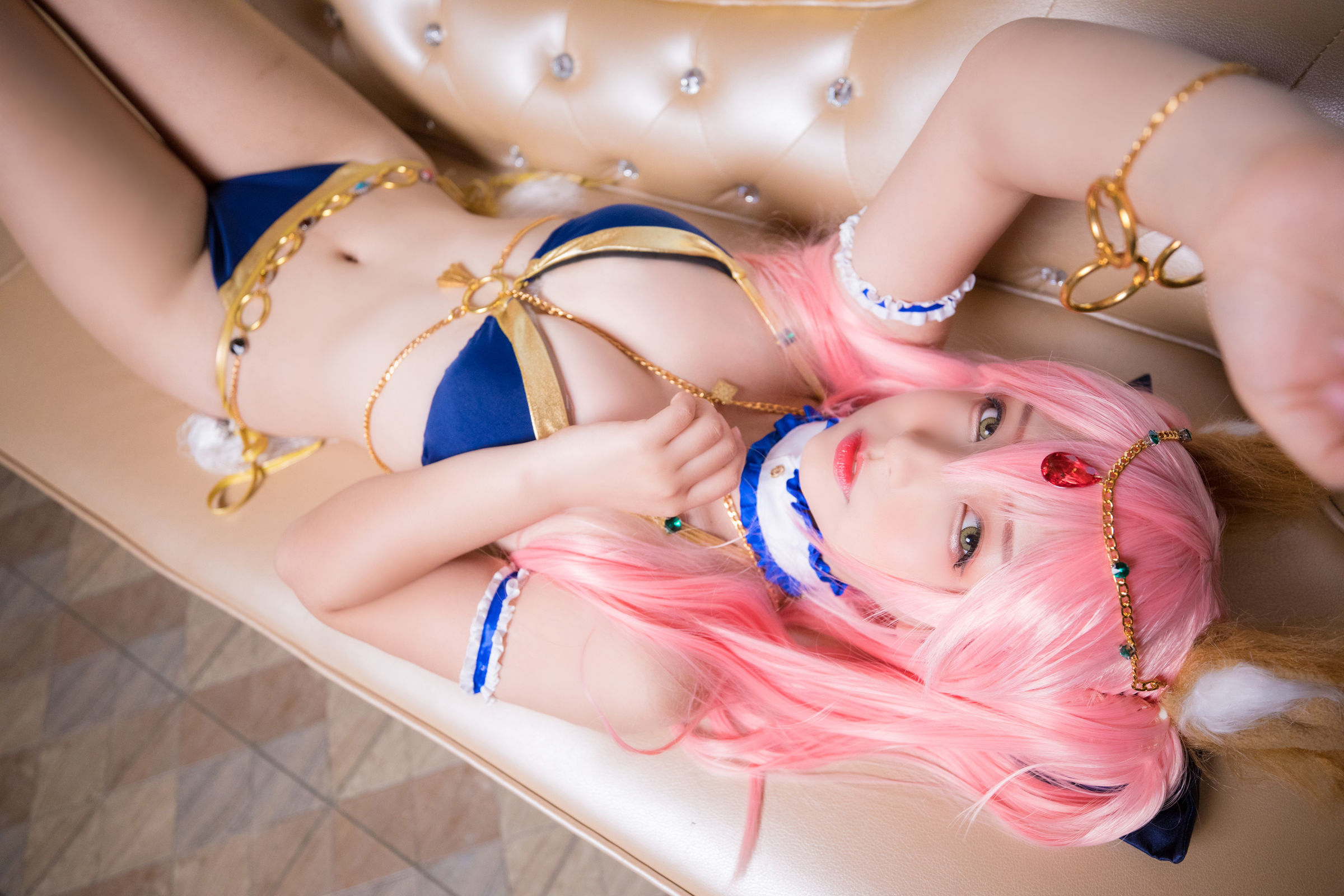  belle ta COS] Kagura Ban Mafuyu Tamamo-no-Mae Dancing Girl "Mysterious Love
