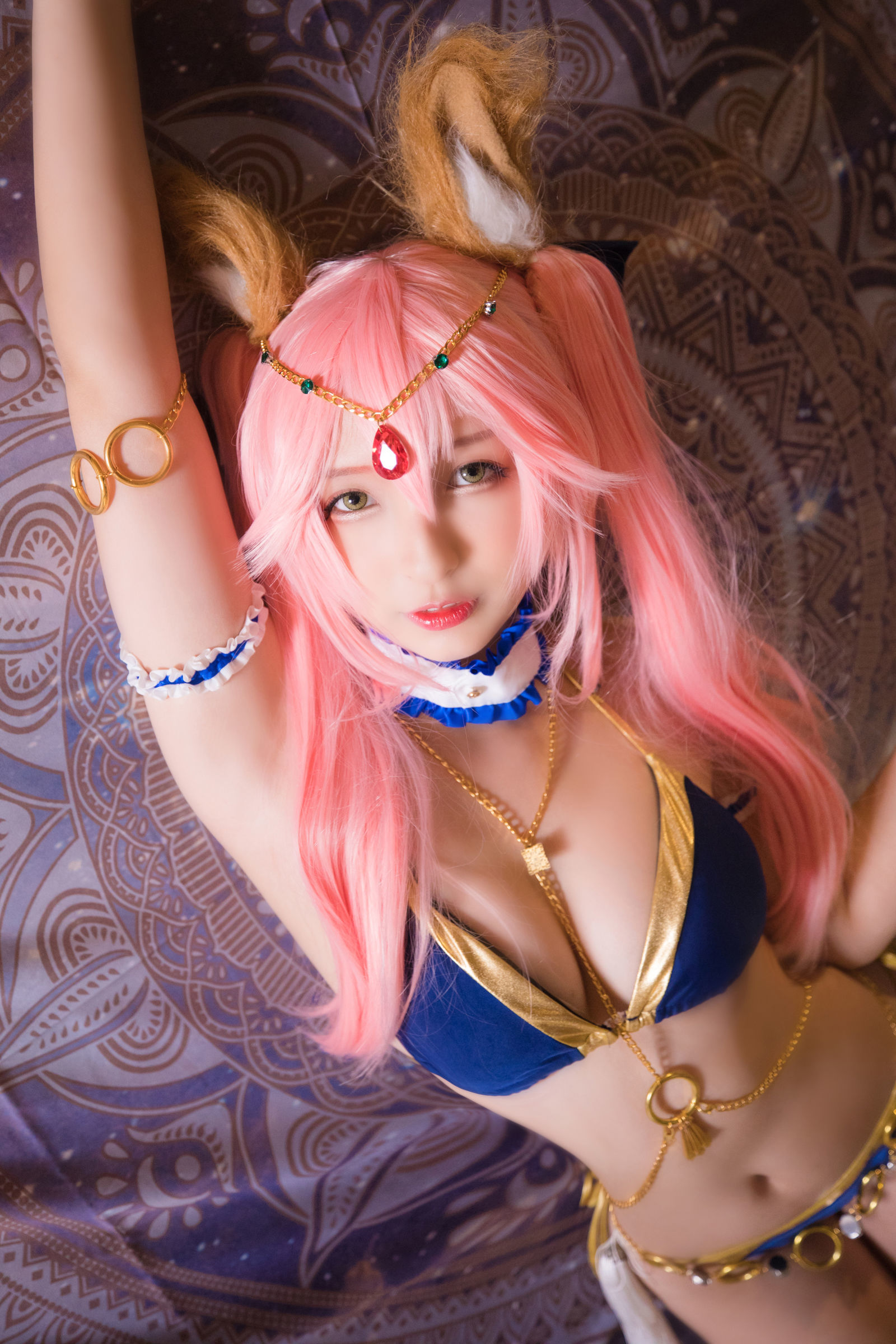  belle ta COS] Kagura Ban Mafuyu Tamamo-no-Mae Dancing Girl "Mysterious Love