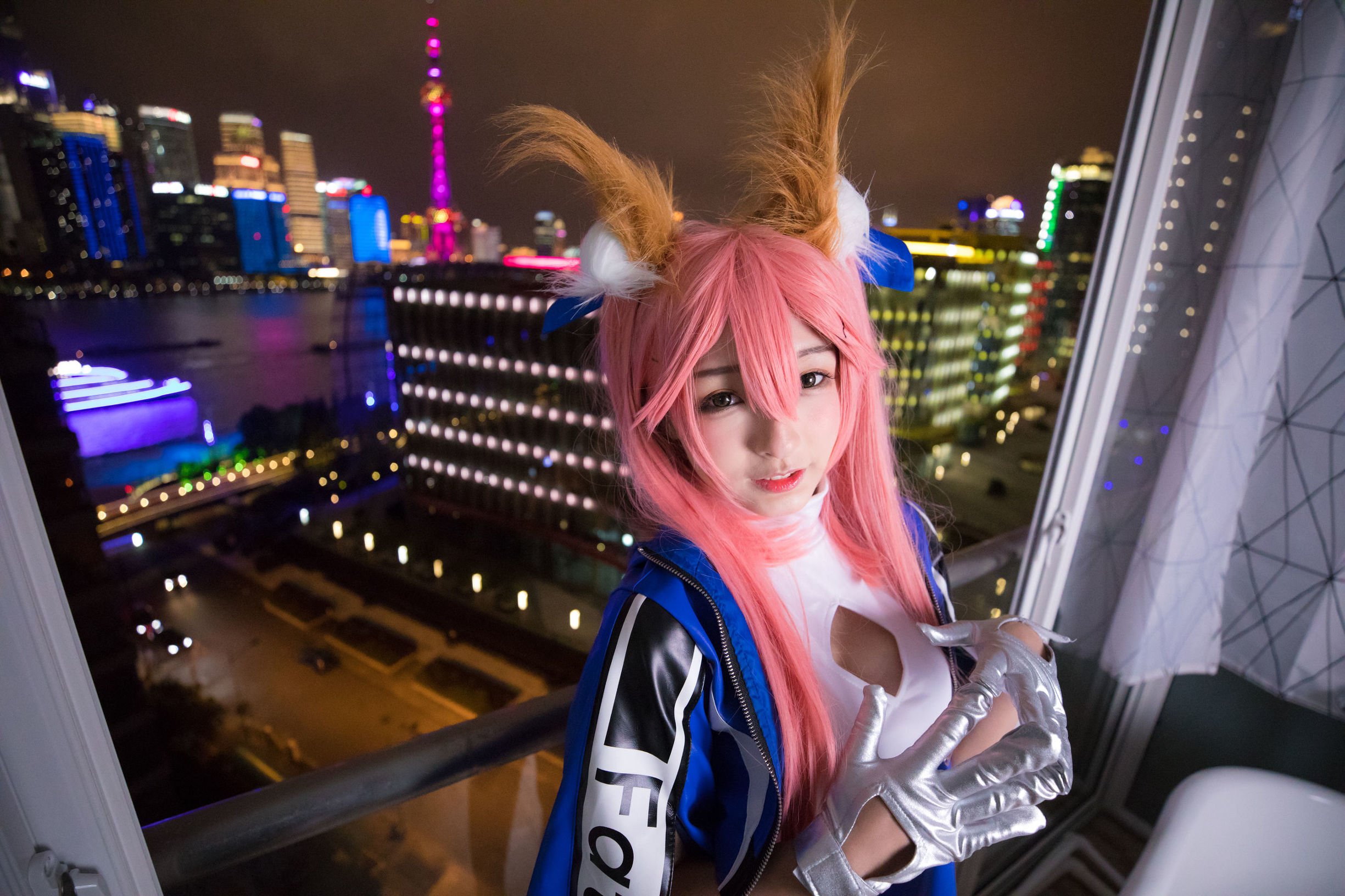  belle ta COS] Kagura Ban Mafuyu: My target is you, full throttle!!