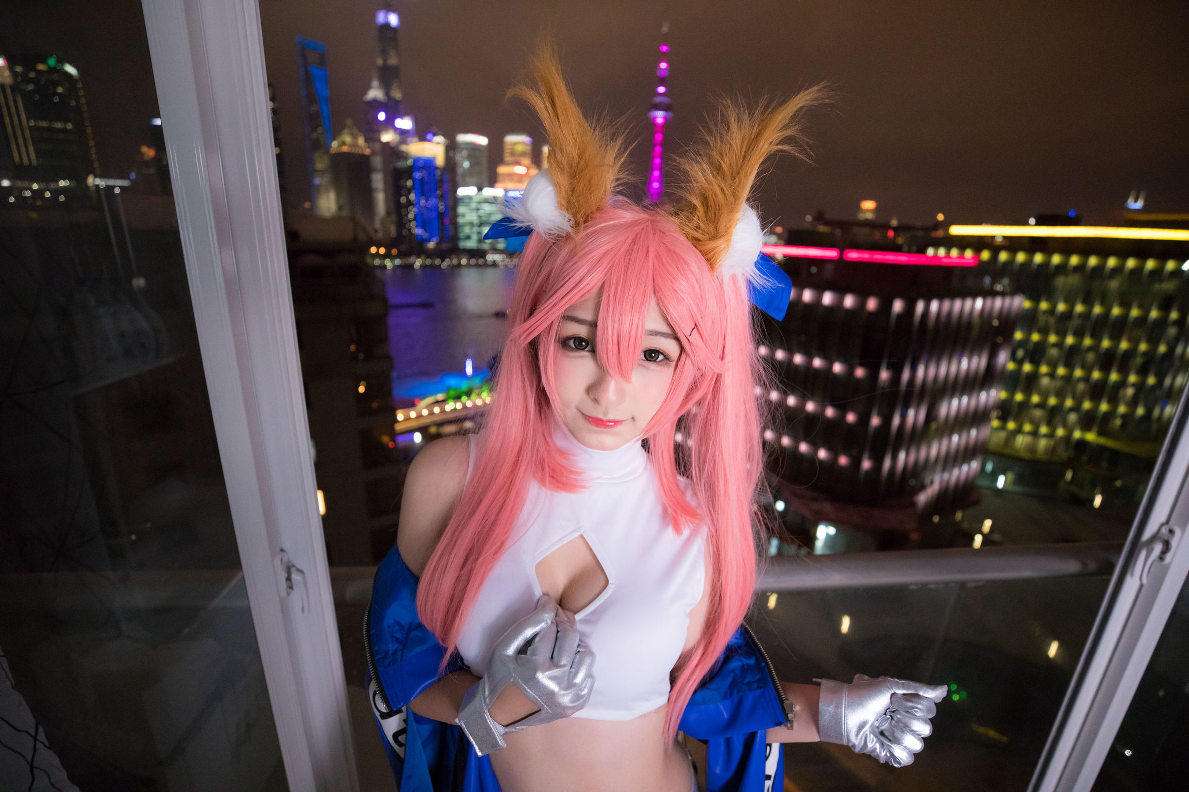  belle ta COS] Kagura Ban Mafuyu: My target is you, full throttle!!
