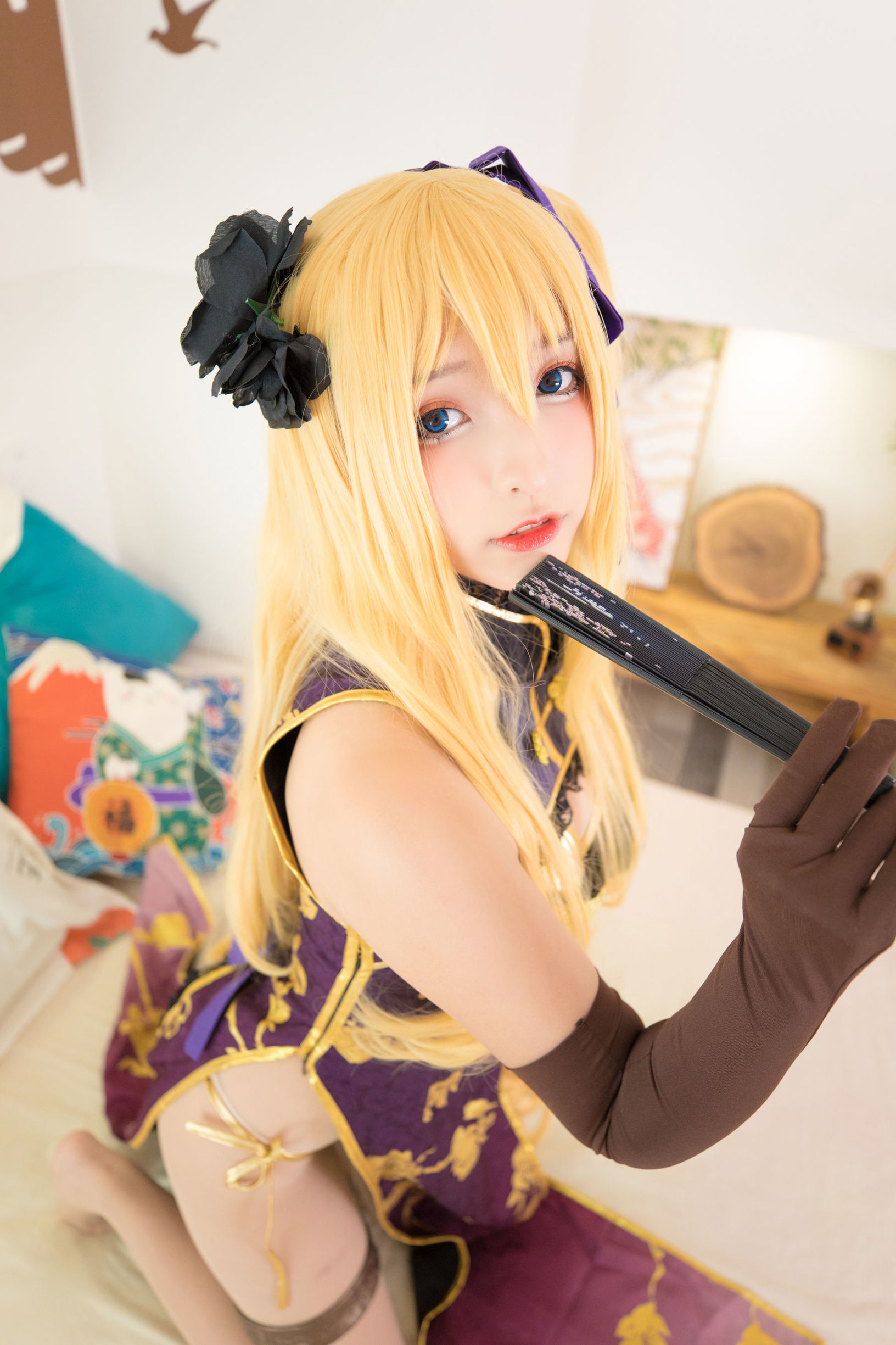  belle  COS] Kagura Ban Mafuyu Yến Nương Huyễn Mộng Đàm Kim Liên