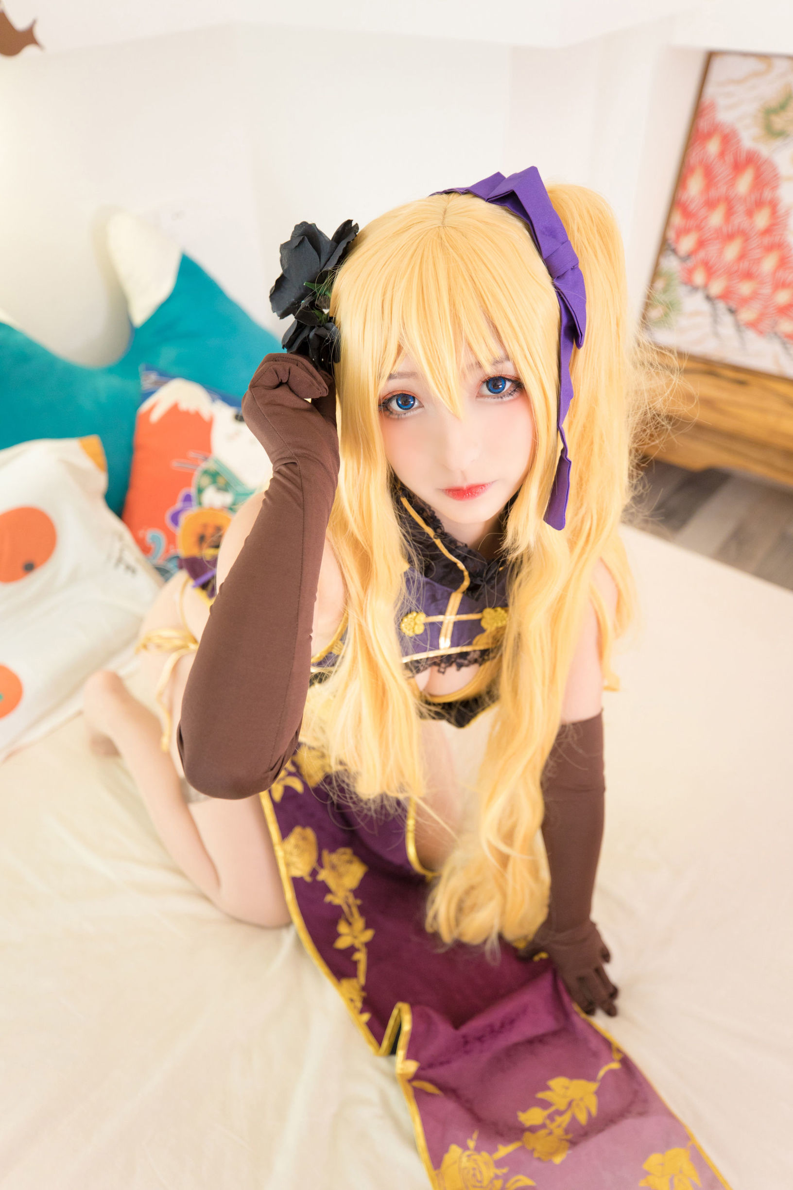  belle  COS] Kagura Ban Mafuyu Yến Nương Huyễn Mộng Đàm Kim Liên