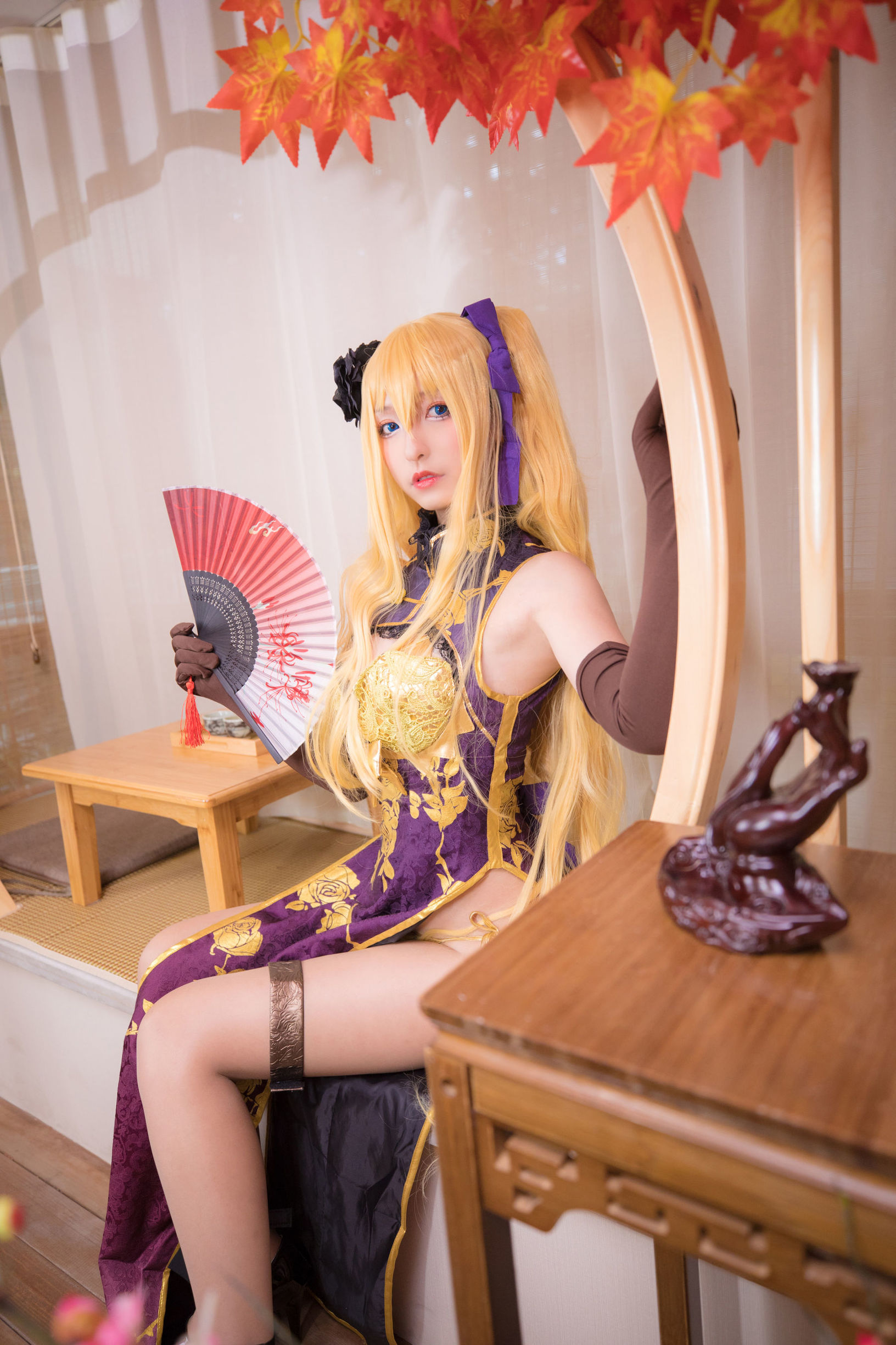  belle  COS] Kagura Ban Mafuyu Yến Nương Huyễn Mộng Đàm Kim Liên