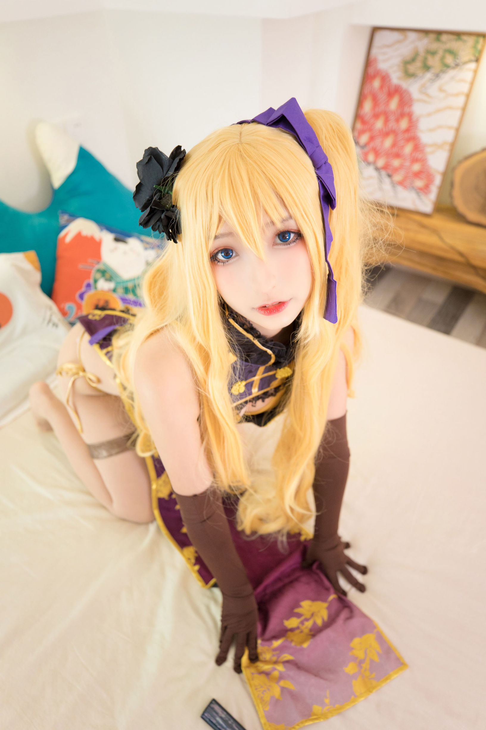  belle  COS] Kagura Ban Mafuyu Yến Nương Huyễn Mộng Đàm Kim Liên