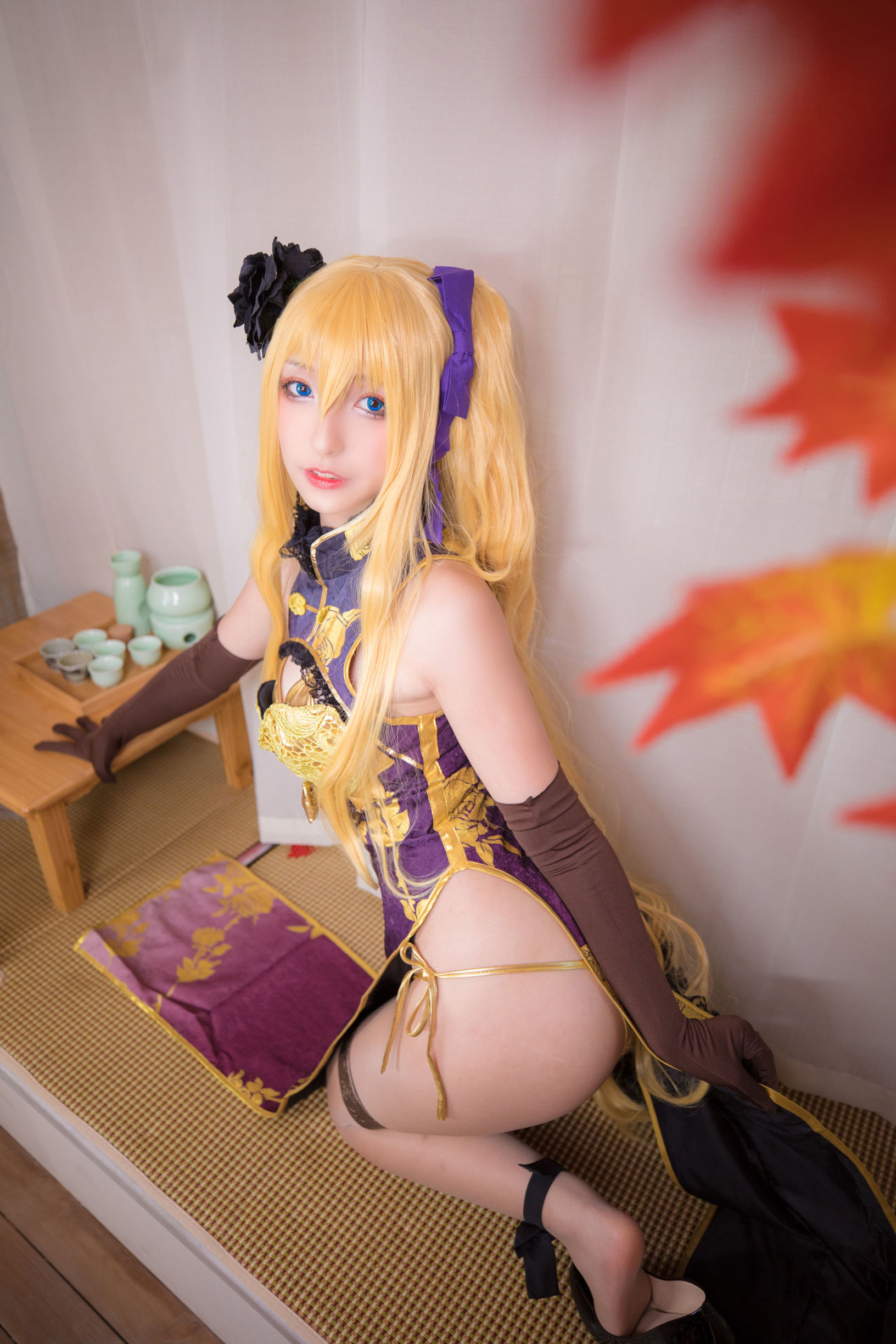  belle  COS] Kagura Ban Mafuyu Yến Nương Huyễn Mộng Đàm Kim Liên