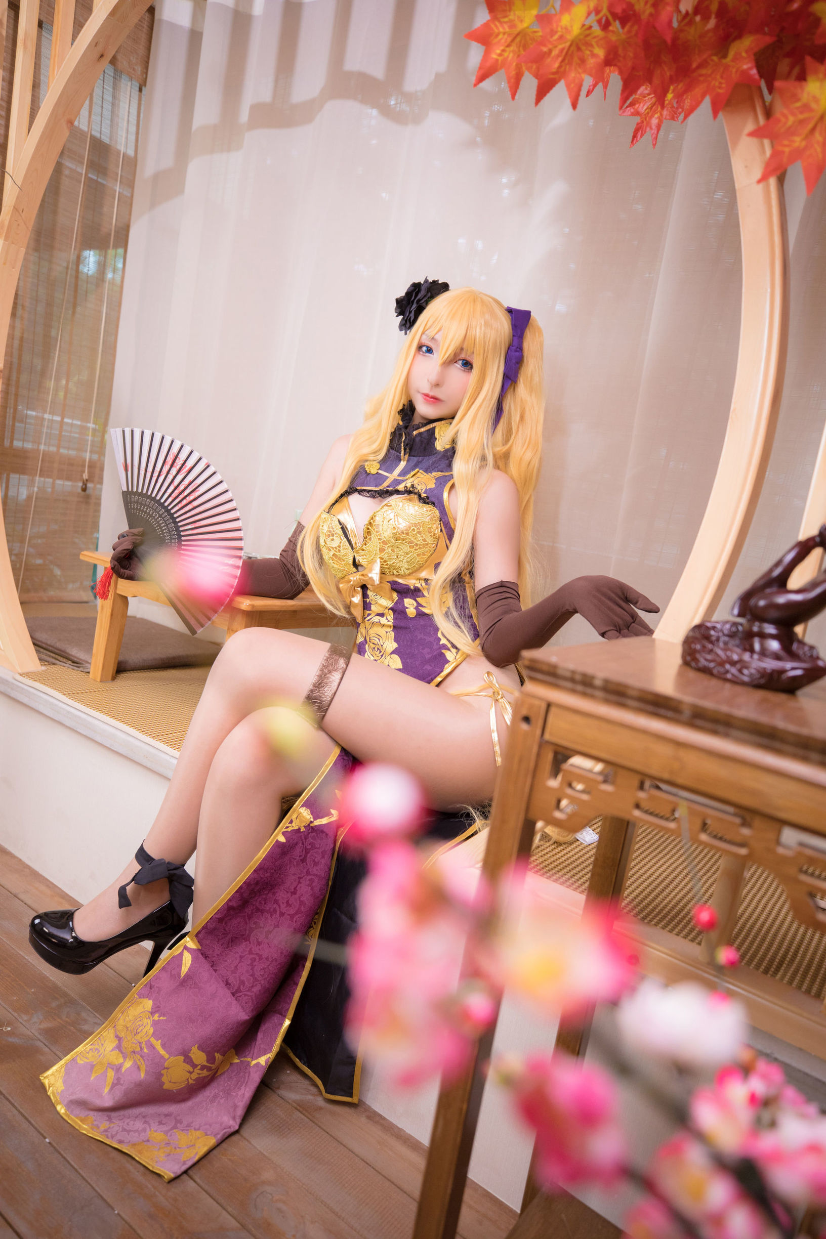  belle  COS] Kagura Ban Mafuyu Yến Nương Huyễn Mộng Đàm Kim Liên