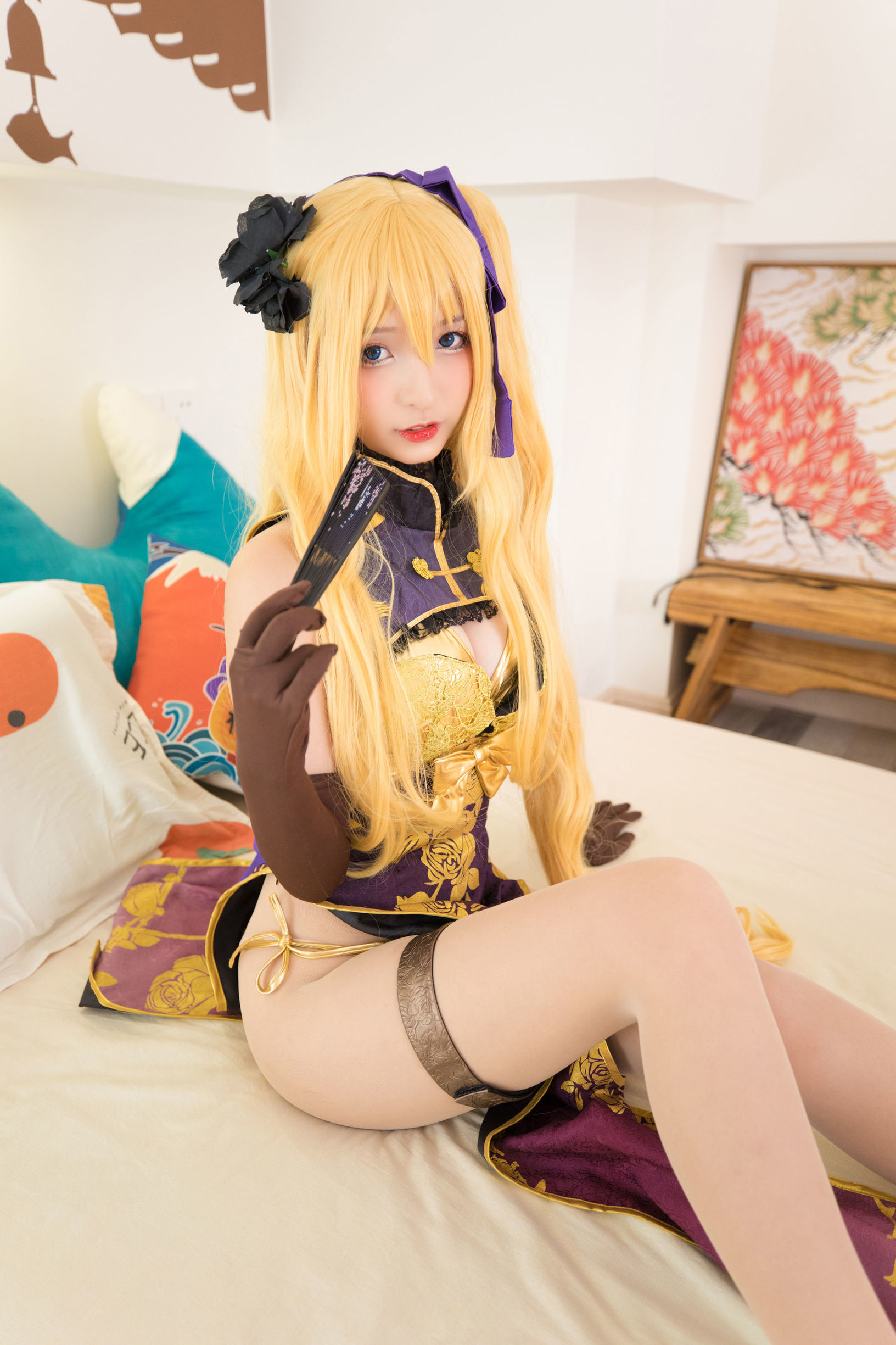  belle  COS] Kagura Ban Mafuyu Yến Nương Huyễn Mộng Đàm Kim Liên