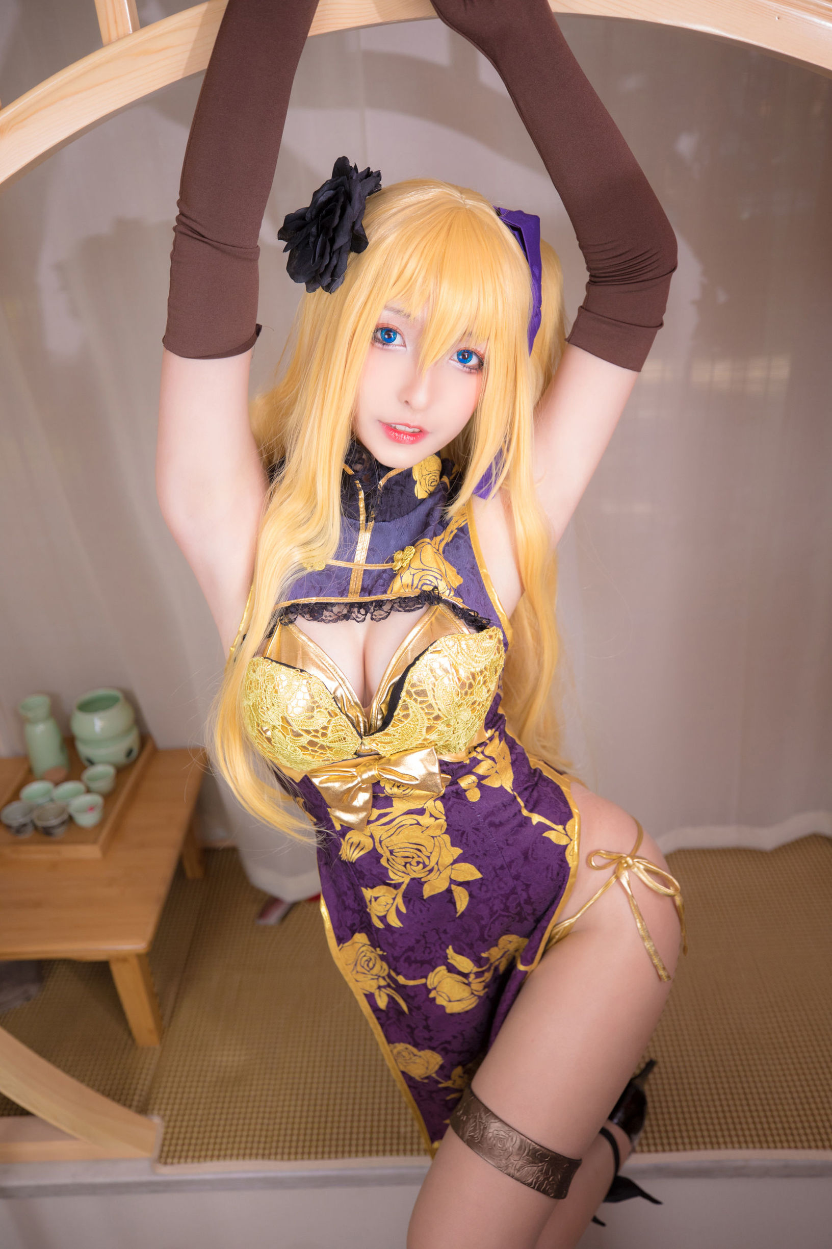  belle  COS] Kagura Ban Mafuyu Yến Nương Huyễn Mộng Đàm Kim Liên