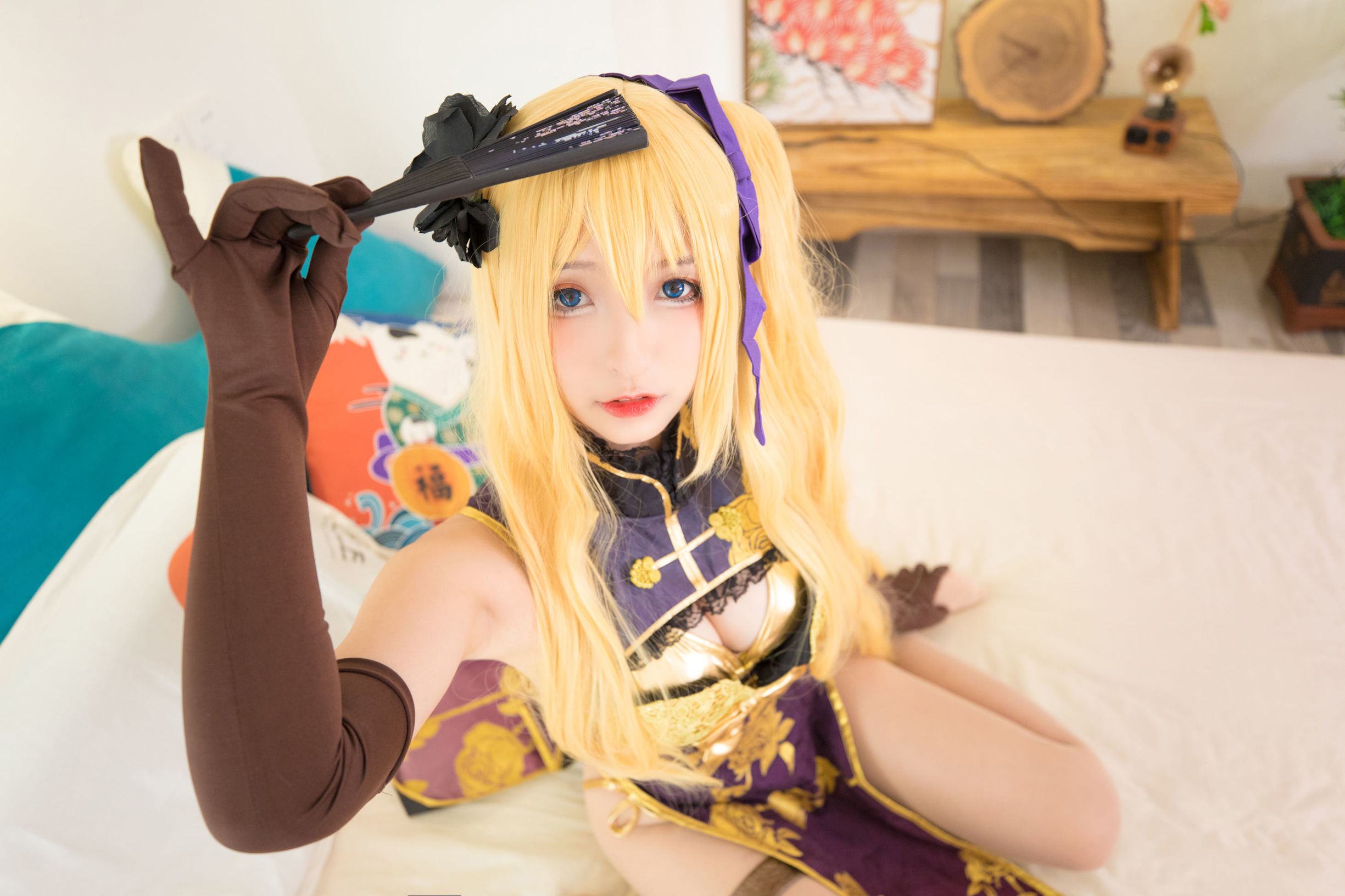  belle  COS] Kagura Ban Mafuyu Yến Nương Huyễn Mộng Đàm Kim Liên