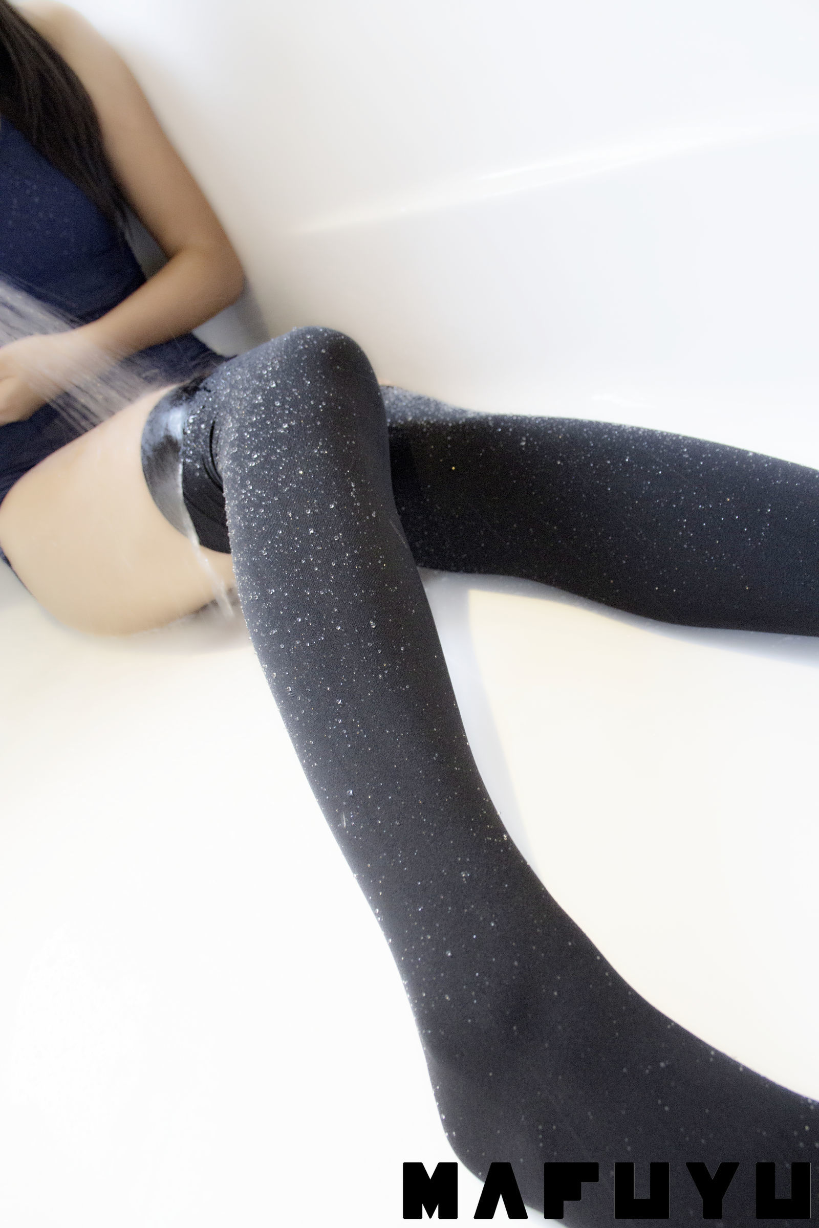  belle  COS] Kagura Ban Mafuyu - Bộ ảnh series reset trang phục bơi trường học màu xanh trắng