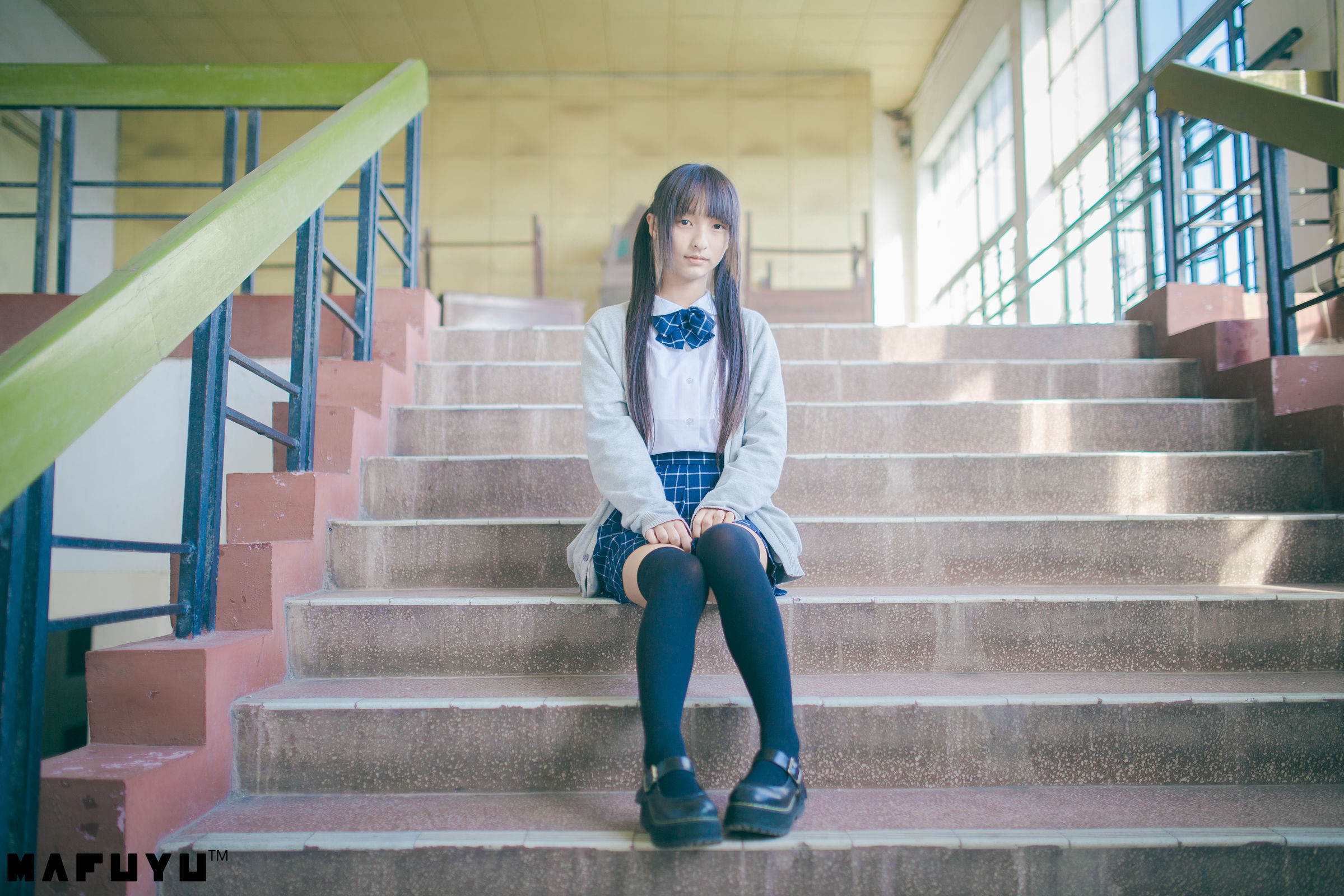  belle  COS] Kagura Ban Mafuyu - Bộ ảnh Series Áo đồng phục trường học Ánh Dương