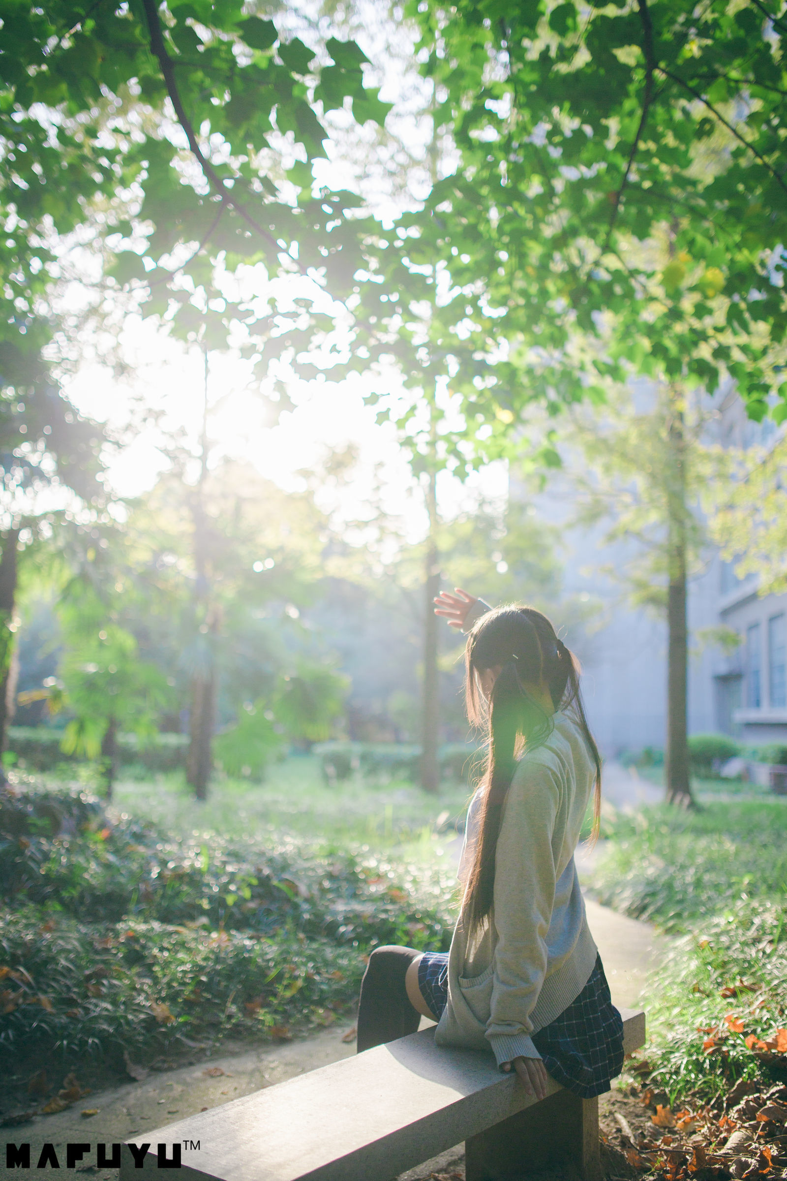  belle  COS] Kagura Ban Mafuyu - Bộ ảnh Series Áo đồng phục trường học Ánh Dương