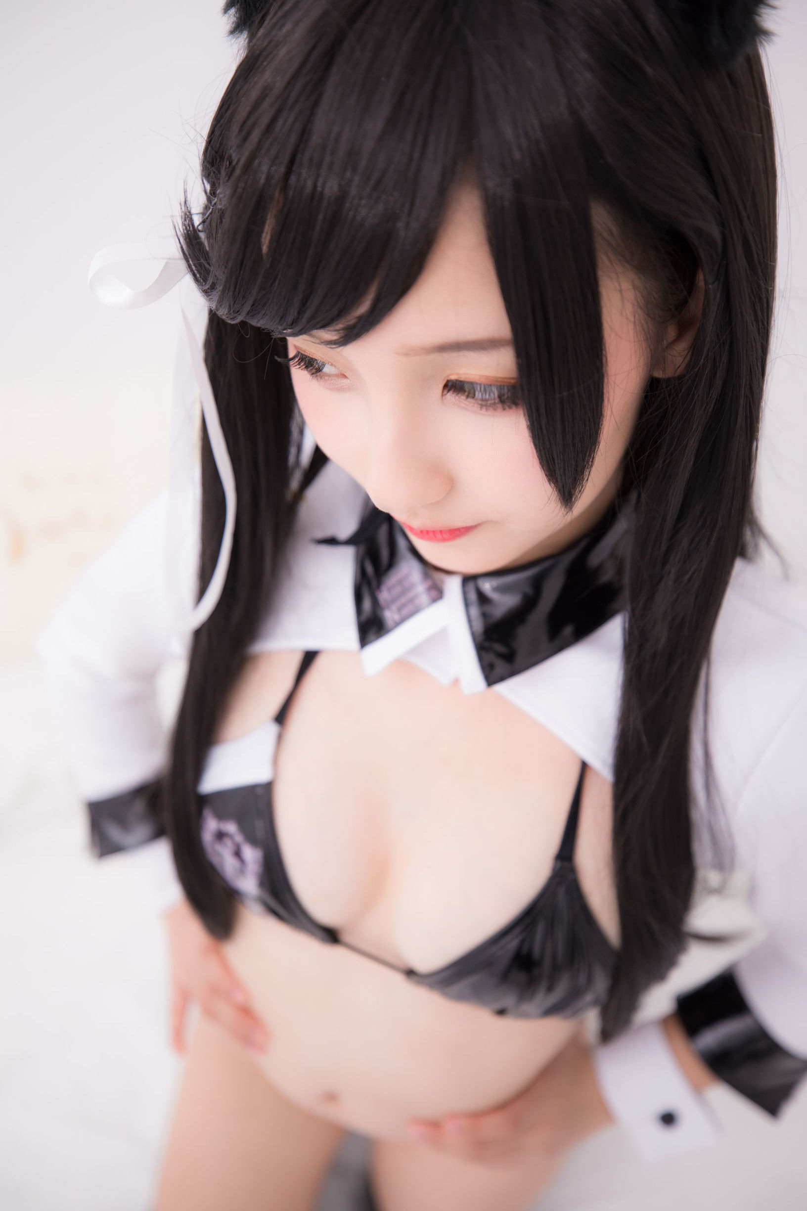  belle ta COS] Kagura Ban Mafuyu ATAGO-LATEX VER (tất latex)