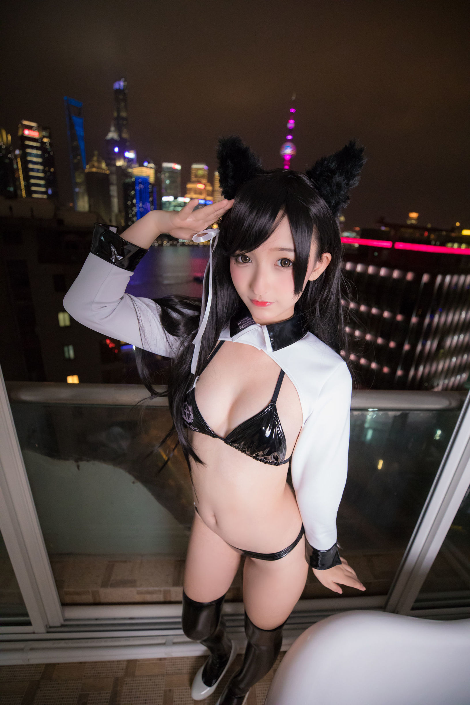 ロリコス] 神楽板真冬 ATAGO-ラテックス VER (ラテックスソックス)