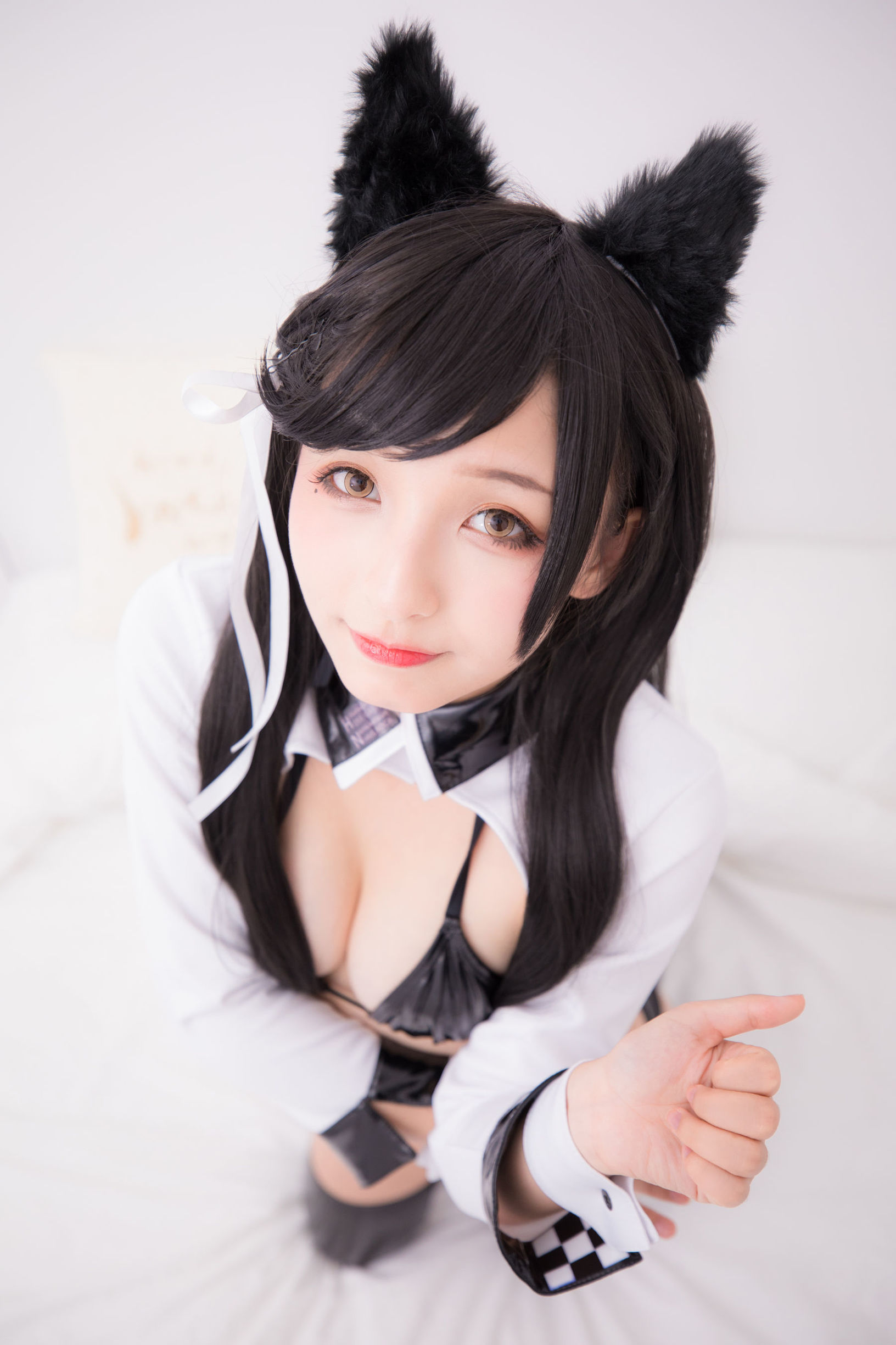  belle ta COS] Kagura Ban Mafuyu ATAGO-LATEX VER (tất latex)