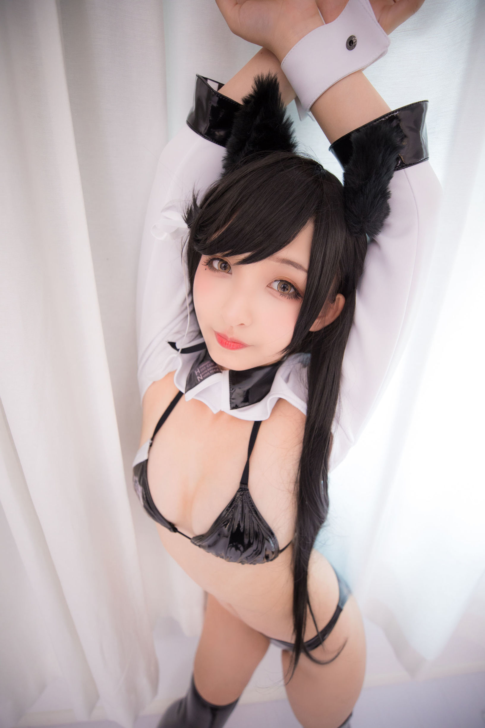  belle ta COS] Kagura Ban Mafuyu ATAGO-LATEX VER (Latex Socks)