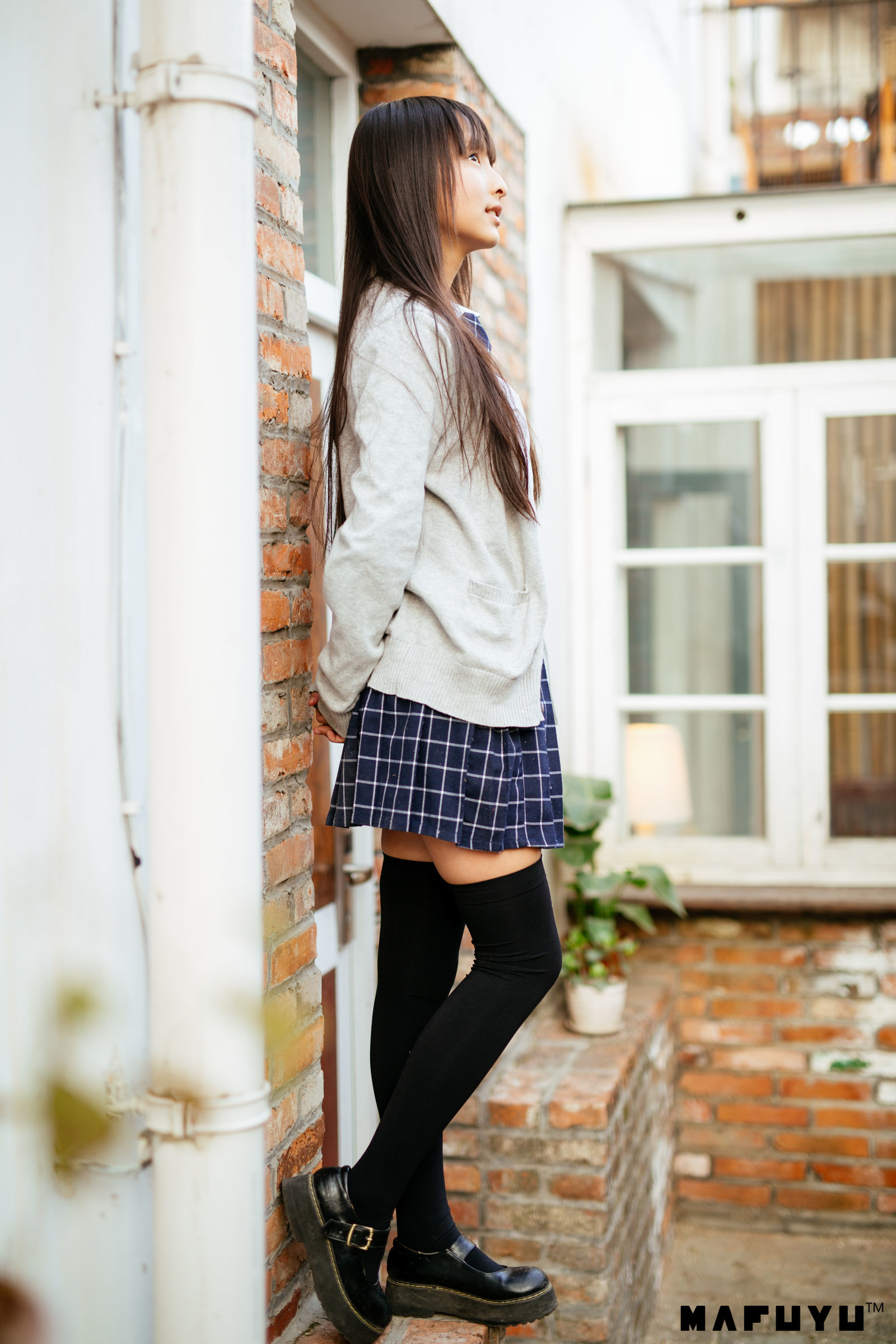 Cosplay  belle ta] Mafuyu Kagura Ban - Bộ ảnh series JK học sinh