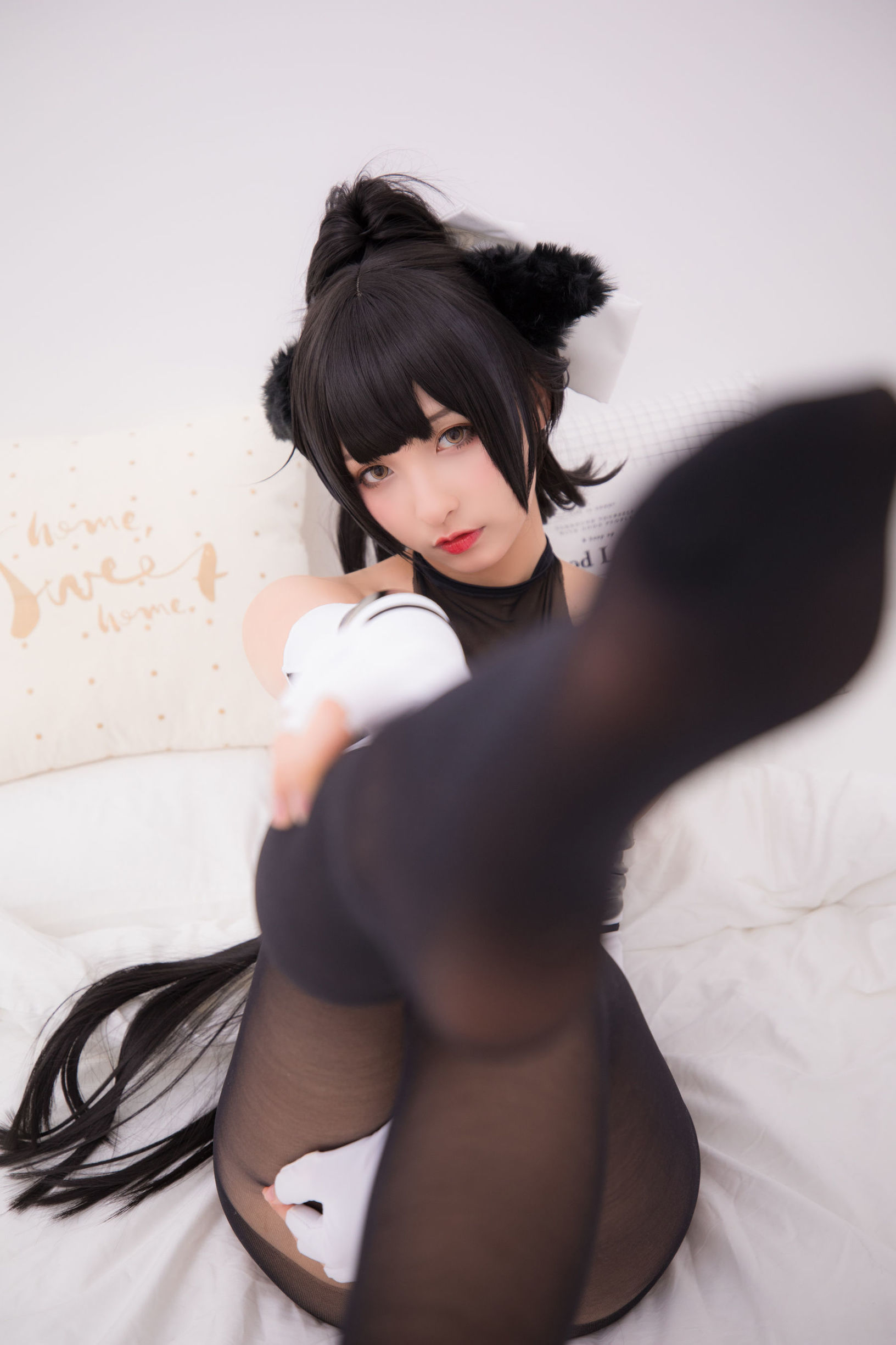 ลอลิตะคอสเพลย์] คาคุระอิตะมาฟุยุ TAKAO-TIGHTS VER (ถุงน่องดำ)