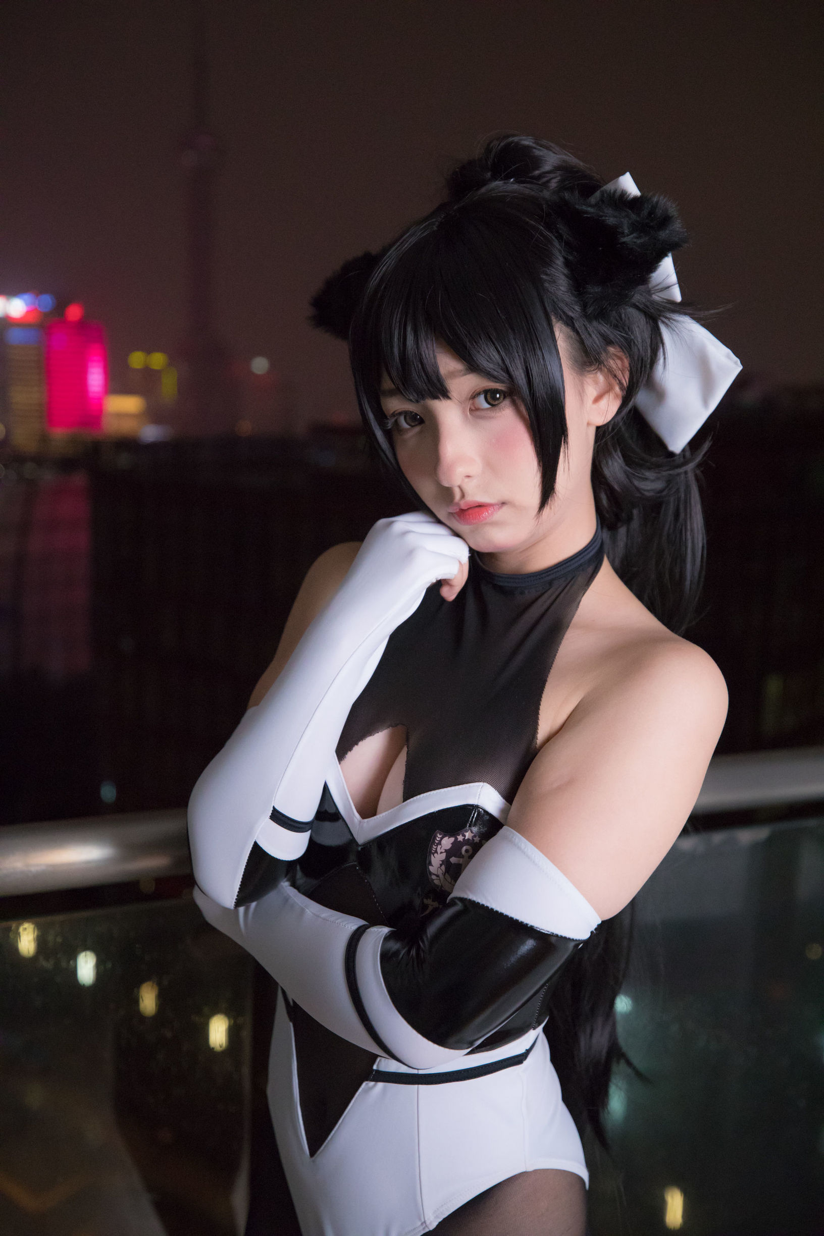  belle  COS] Kagura Itabashi Mafuyu TAKAO-TIGHTS VER (Quần tất đen)