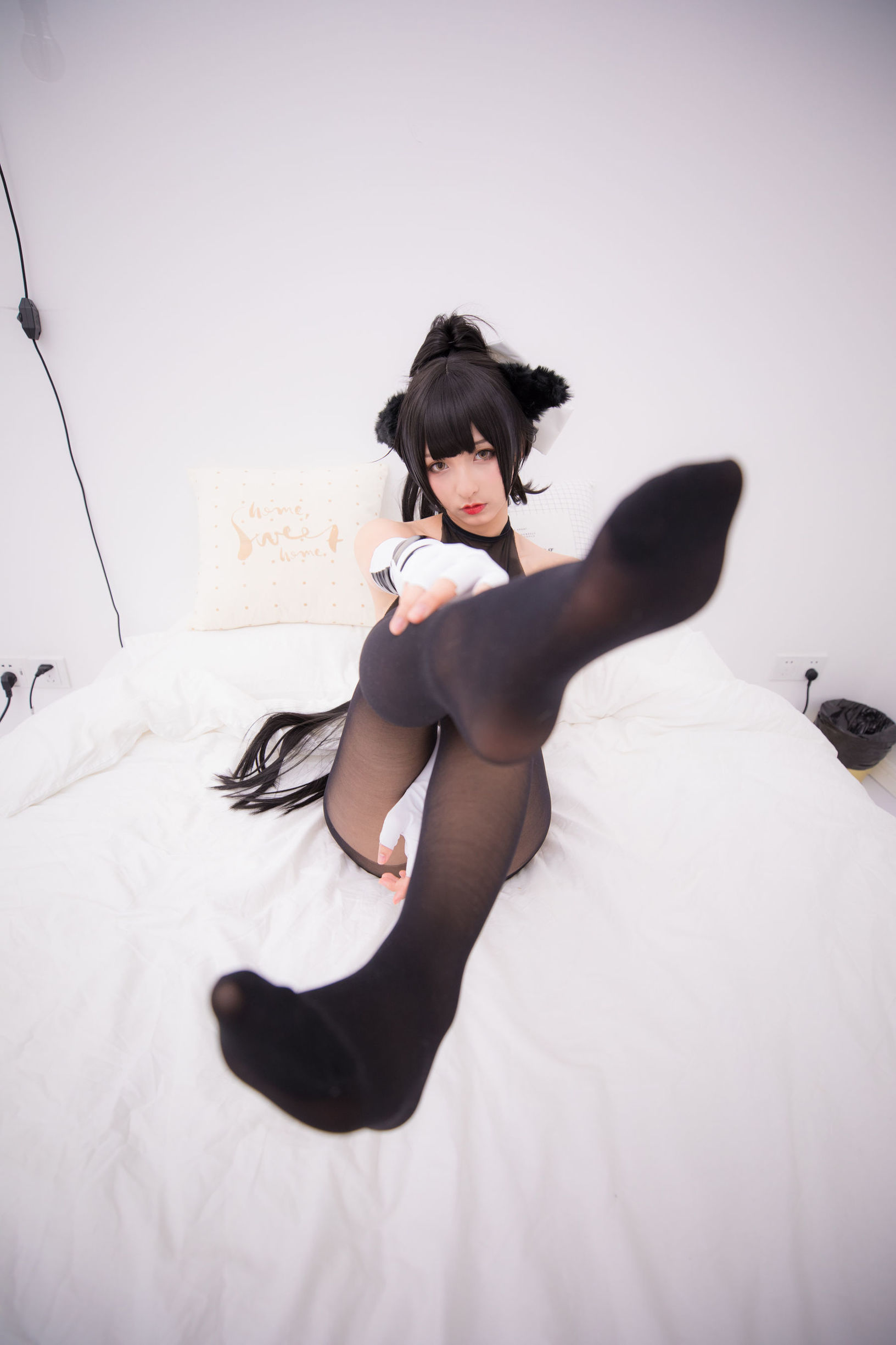 ลอลิตะคอสเพลย์] คาคุระอิตะมาฟุยุ TAKAO-TIGHTS VER (ถุงน่องดำ)