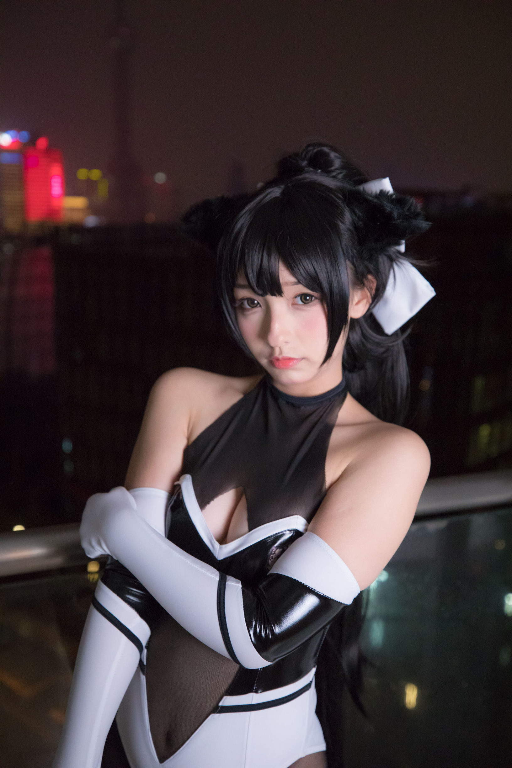  belle  COS] Kagura Itabashi Mafuyu TAKAO-TIGHTS VER (Quần tất đen)