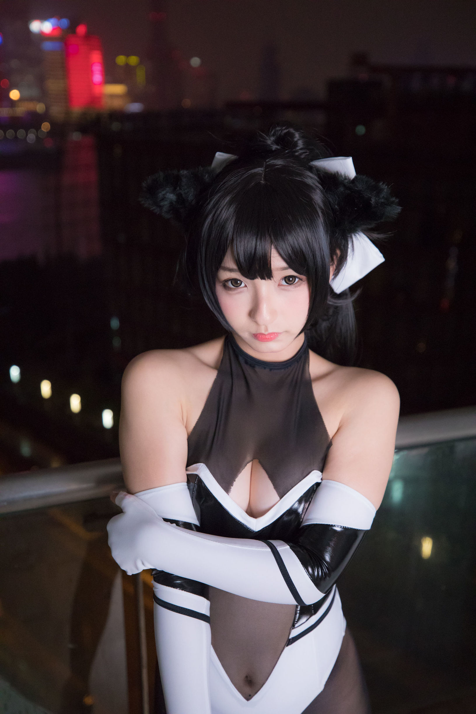  belle  COS] Kagura Itabashi Mafuyu TAKAO-TIGHTS VER (Quần tất đen)
