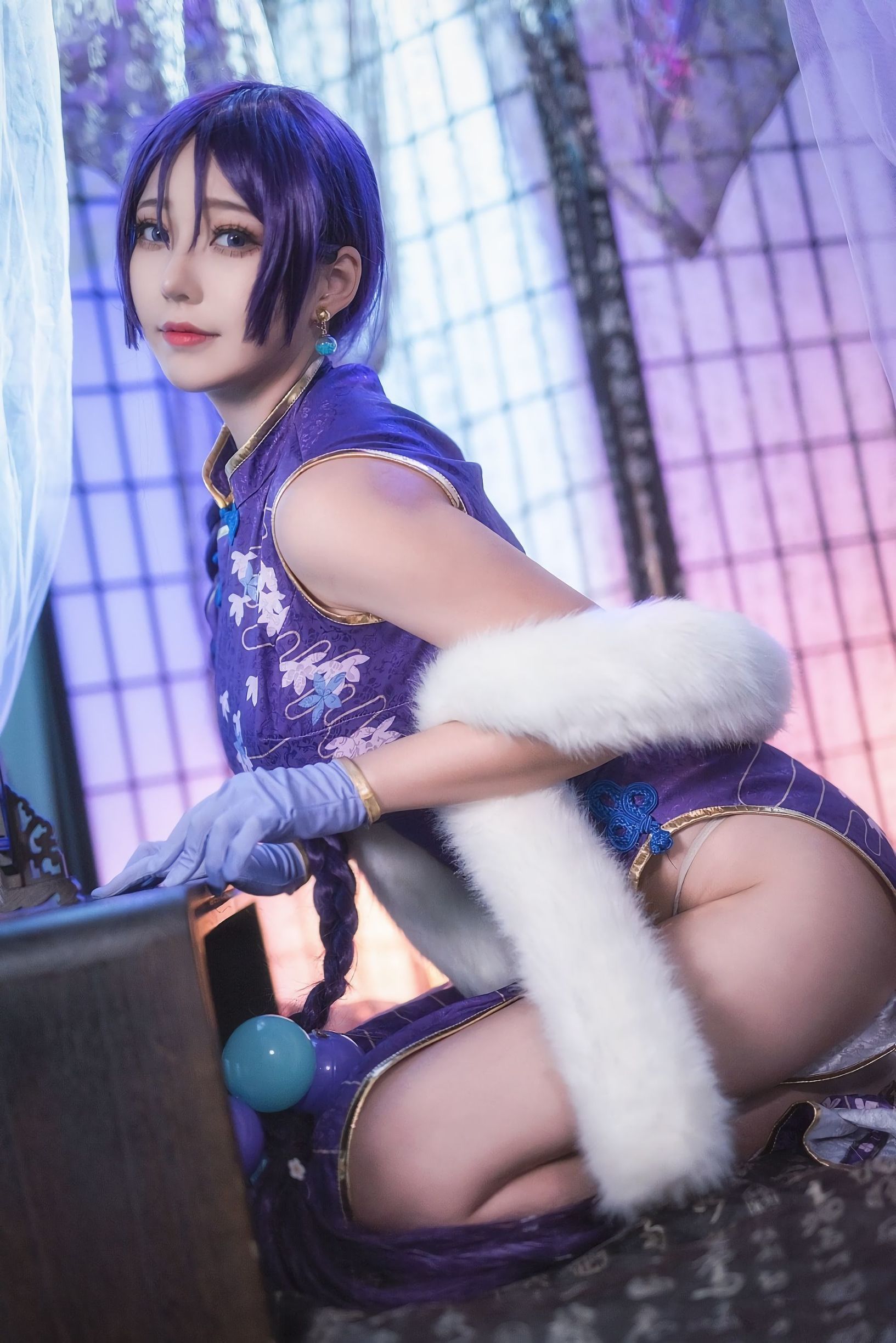 Cosplay  belle ] Meng Mei Jun Ye Tako - FGO Nightingale Qipao