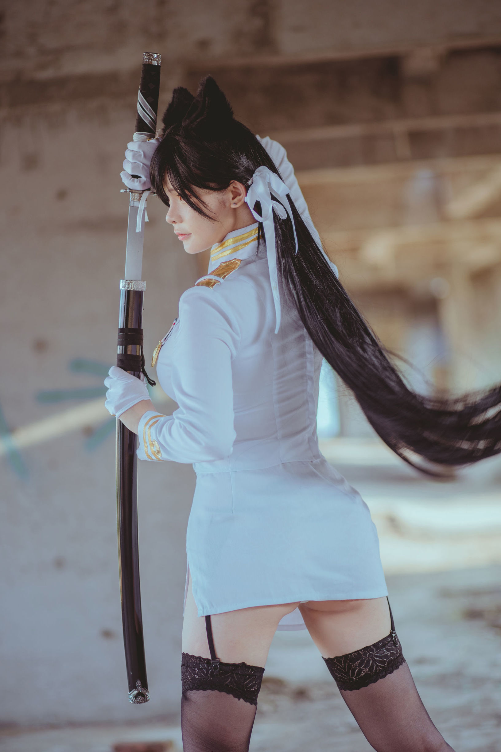  belle ta COS] Phong cách moe của cô gái Tiểu Dã w - Có chó ngao bên trong